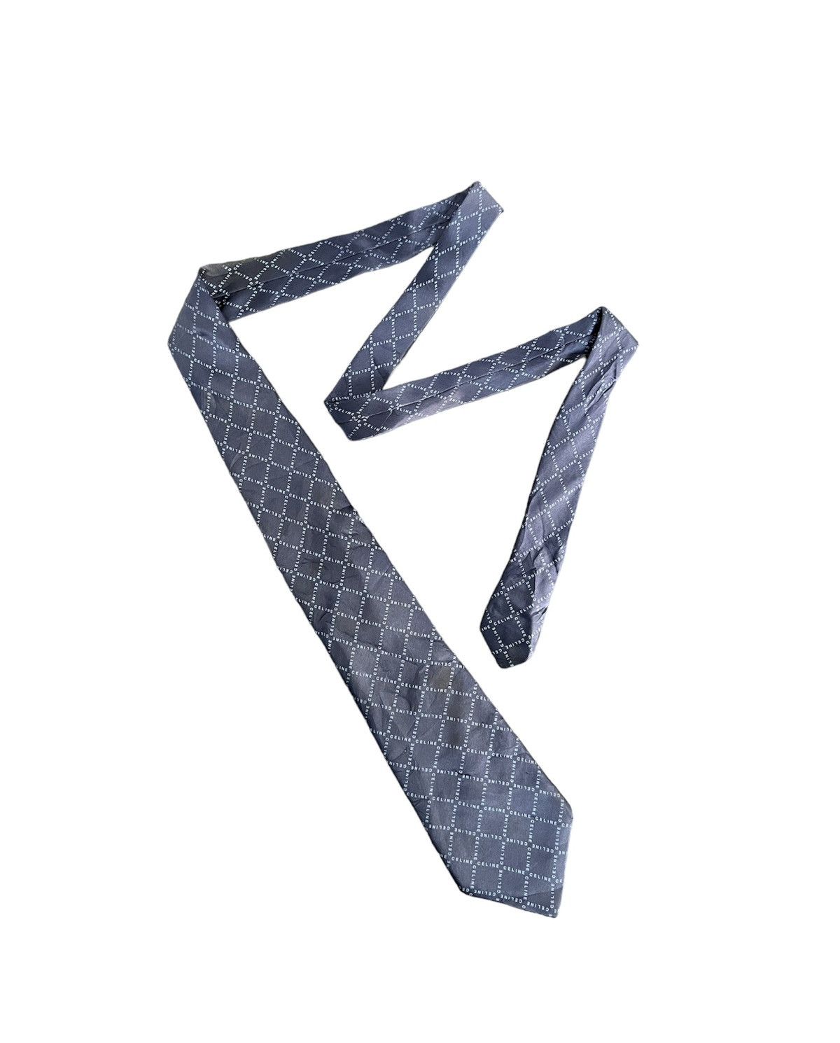 Celine Celine Monogram Silk Tie Size ONE SIZE - 1 Thumbnail