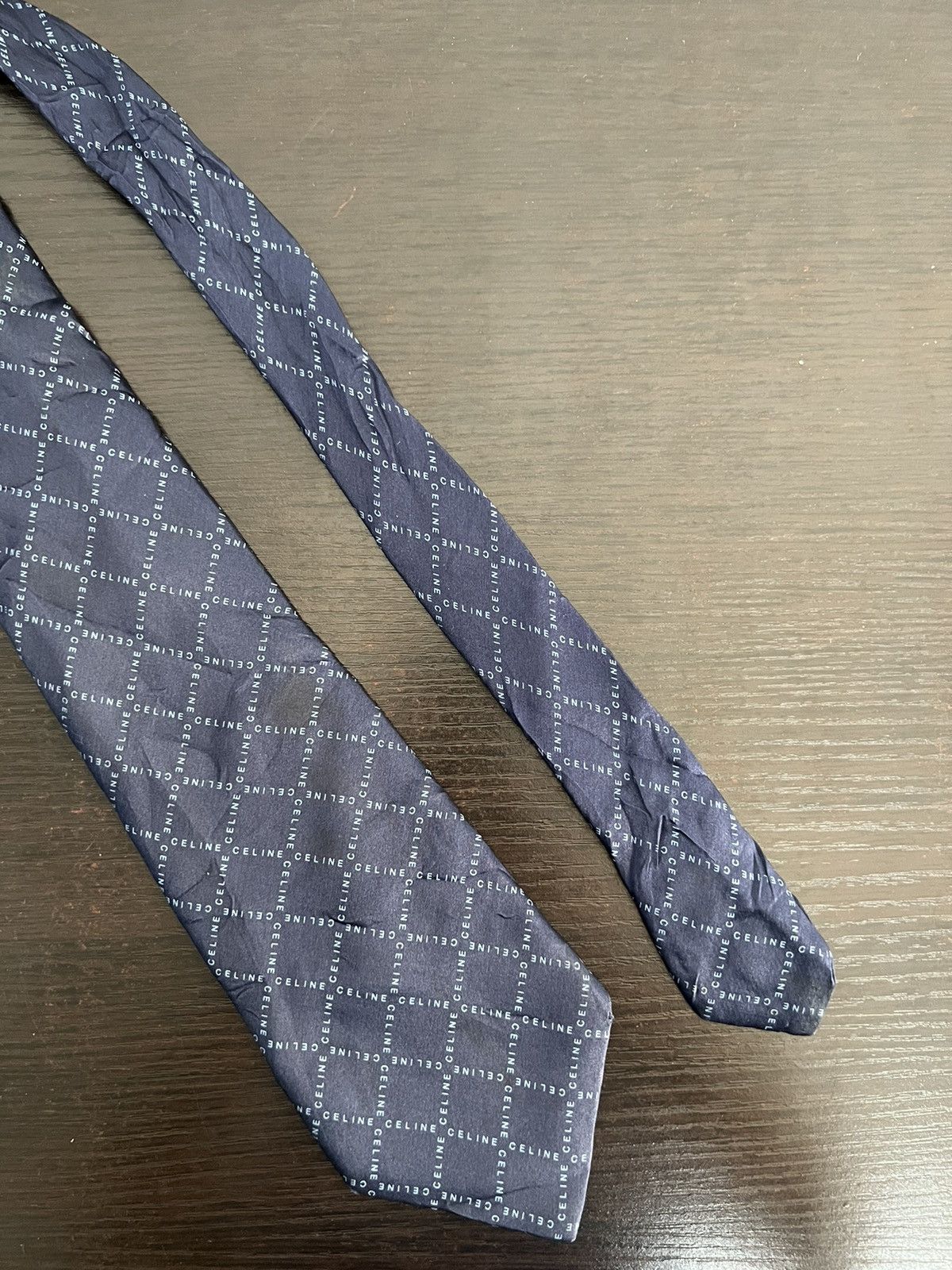 Celine Celine Monogram Silk Tie Size ONE SIZE - 3 Thumbnail