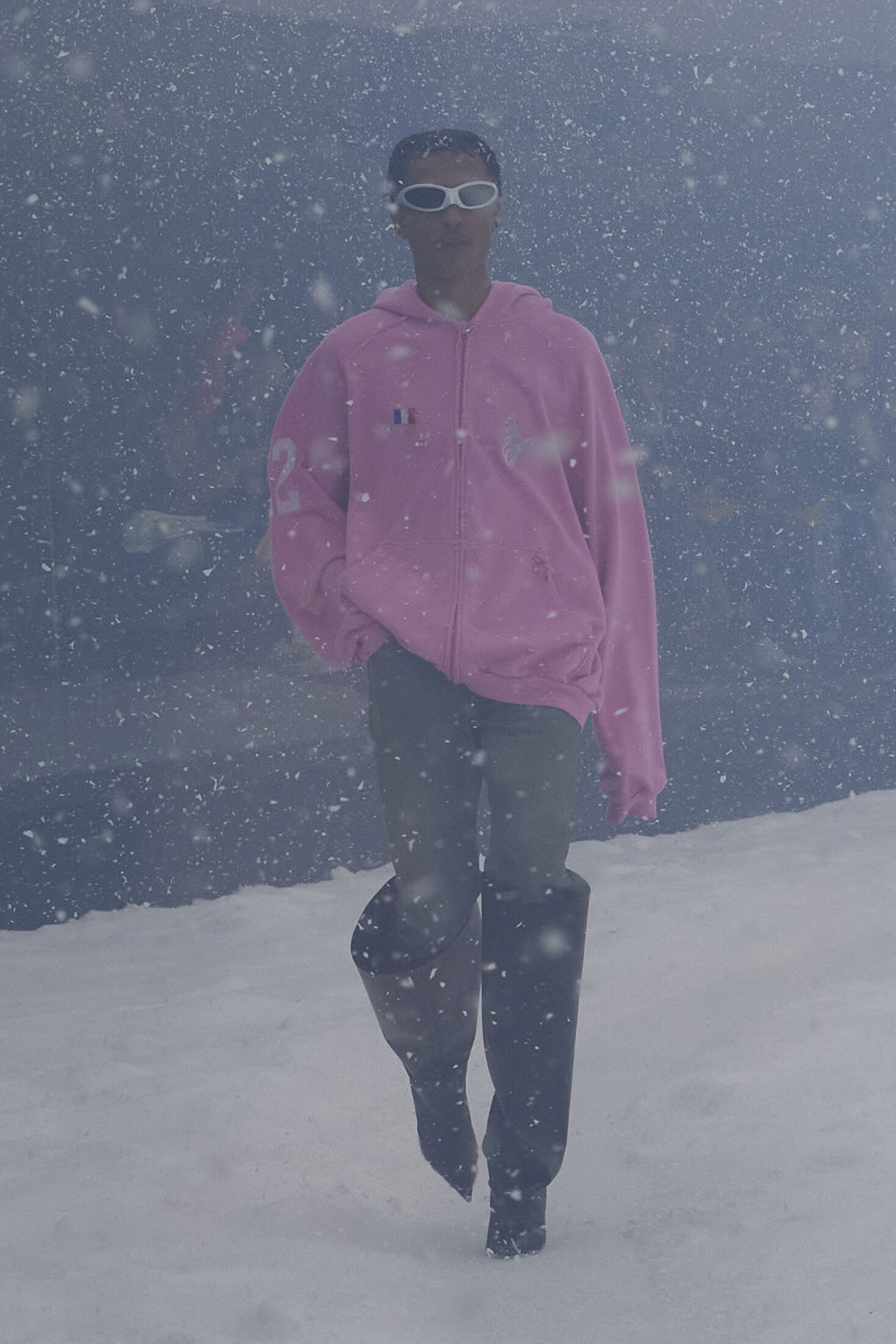 Balenciaga Winter 22 Polo Set Oversized Zip Up Hoodie Size US L / EU 52-54 / 3 - 16 Thumbnail