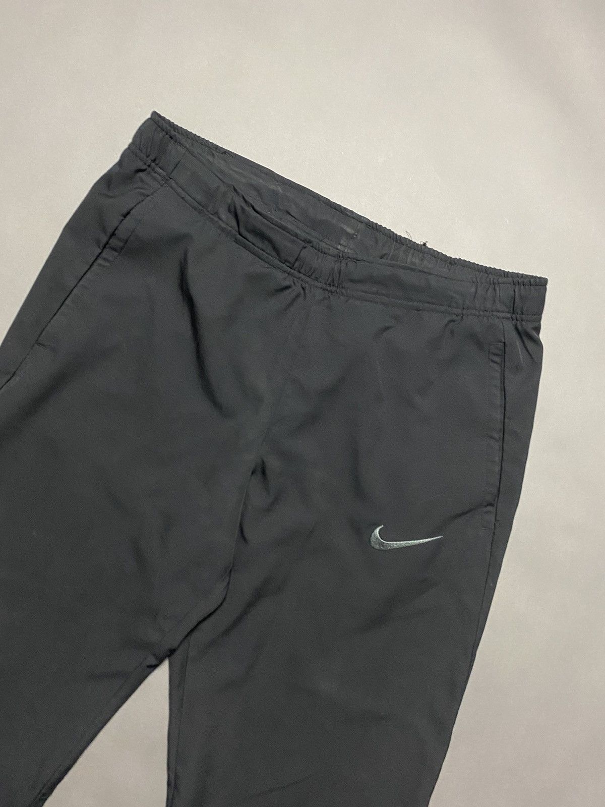 Nike × Vintage Nike vintage black track pants parachute small swoosh Size US 30 / EU 46 - 2 Thumbnail