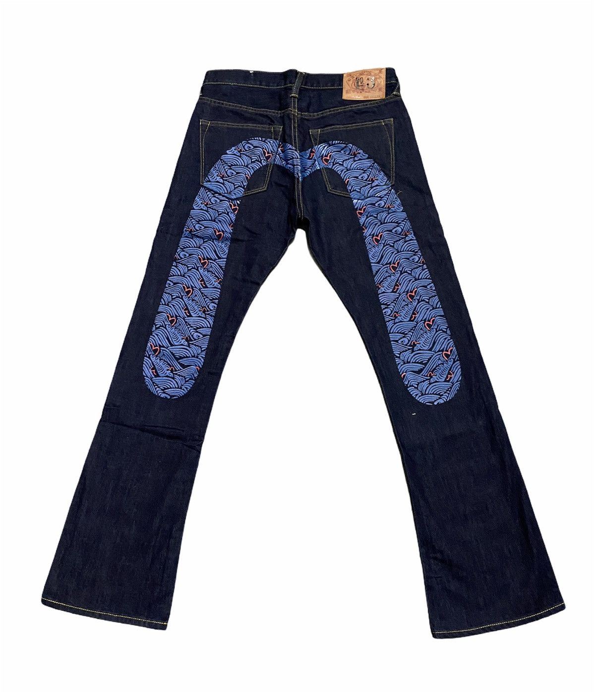 Japanese Brand FLARE JEANS JAPAN BRAND DIACOCK DESIGN BIG LOGO TRAVIS SCOTT Size US 34 / EU 50 - 1 Thumbnail