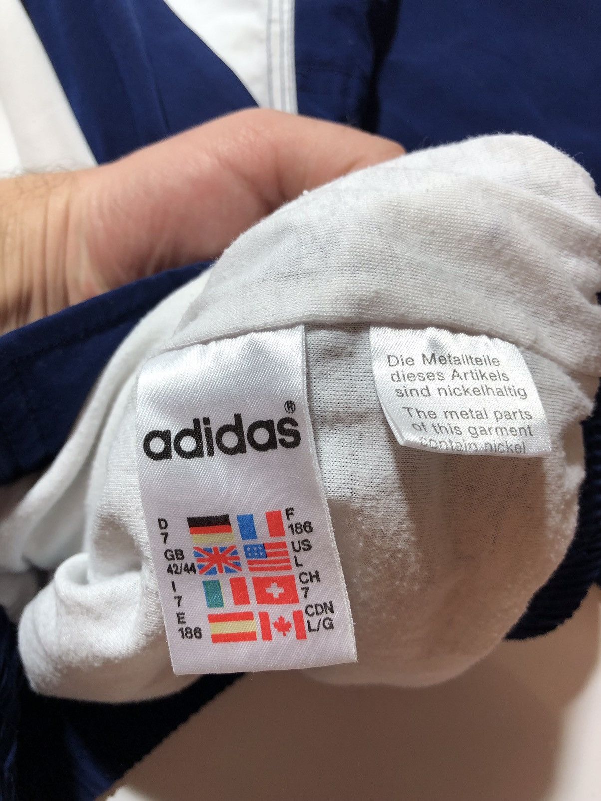 Vintage Vintage 90s Adidas Jacket Size US L / EU 52-54 / 3 - 12 Thumbnail