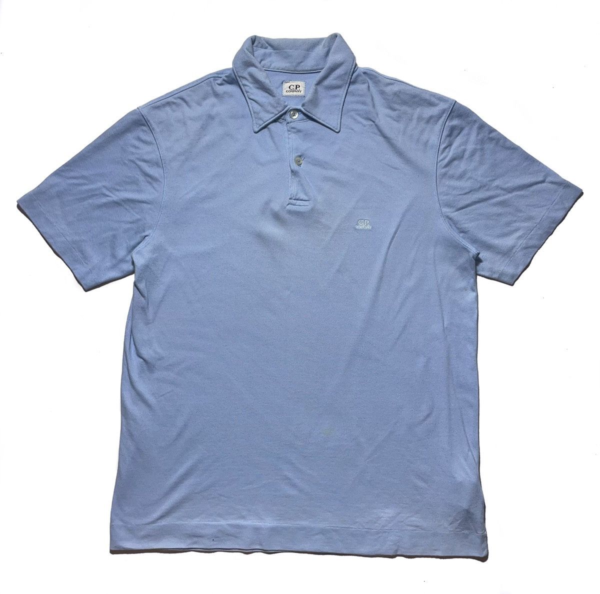 Vintage C.P. Company Vintage Polo T-shirt Size US L / EU 52-54 / 3 - 1 Thumbnail
