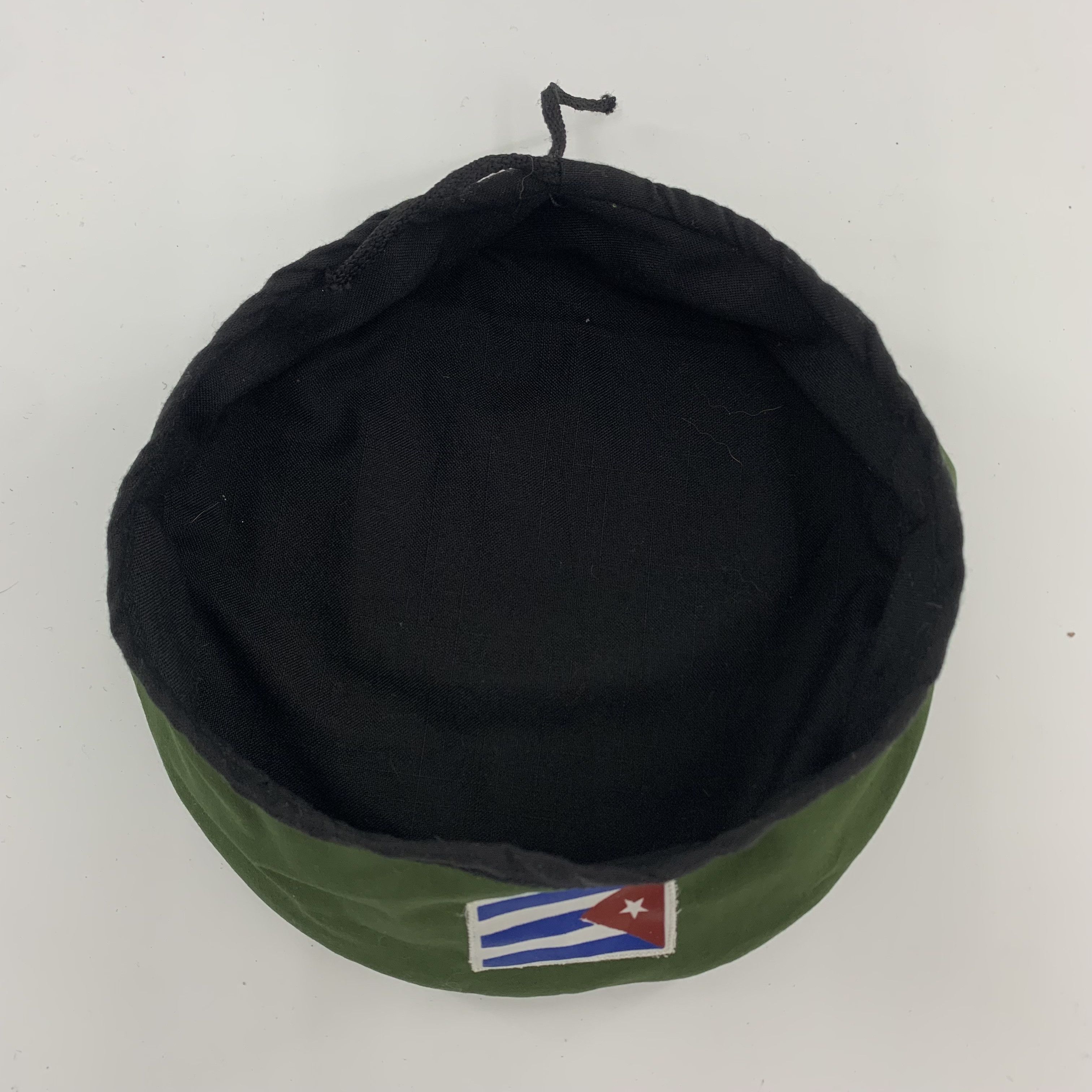 Vintage Army Beret Hat, Military Cap Size ONE SIZE - 7 Thumbnail