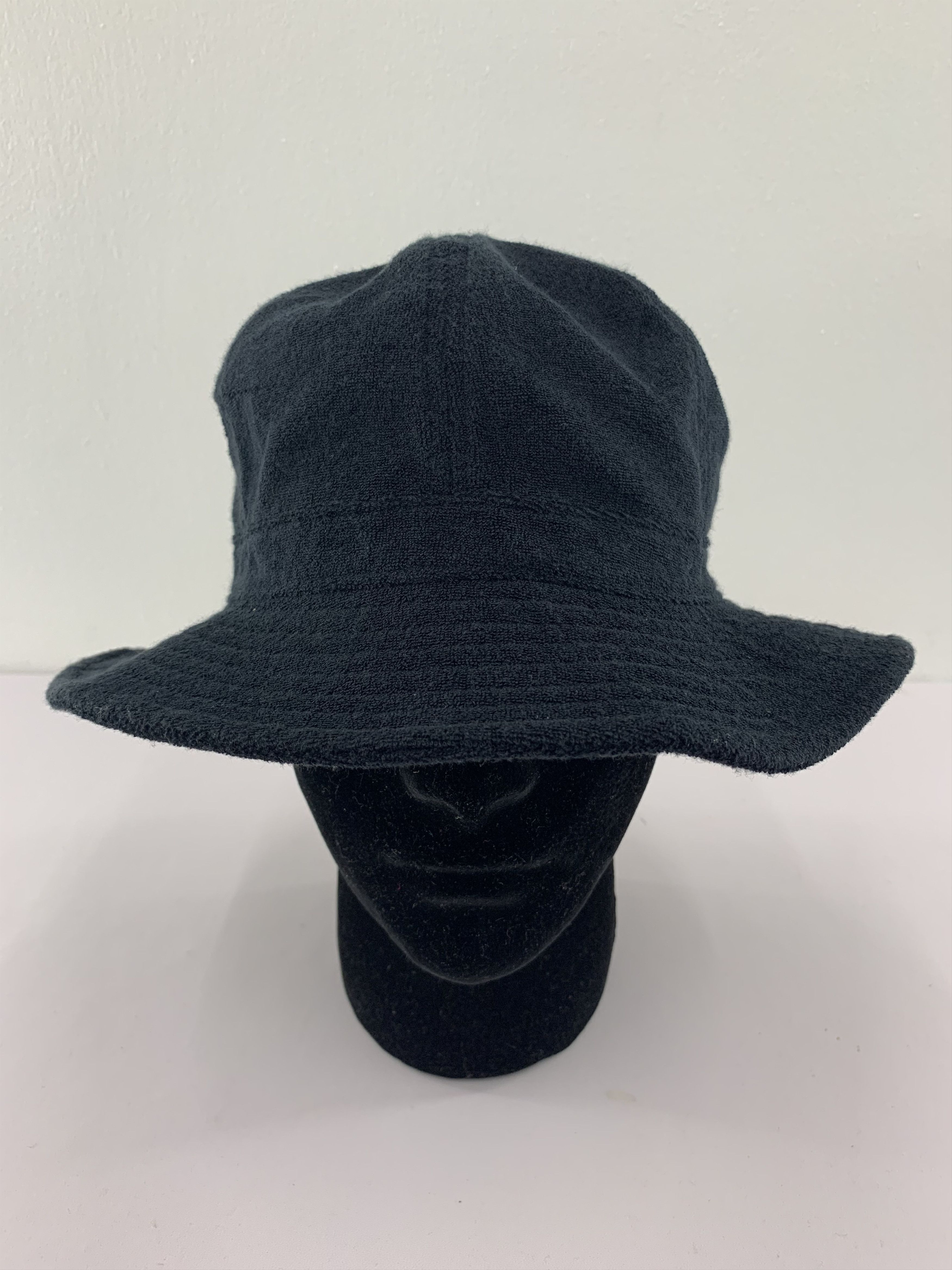Japanese Brand 2oz Bucket Hats Plain Design Black - SS1158 Size ONE SIZE - 2 Thumbnail