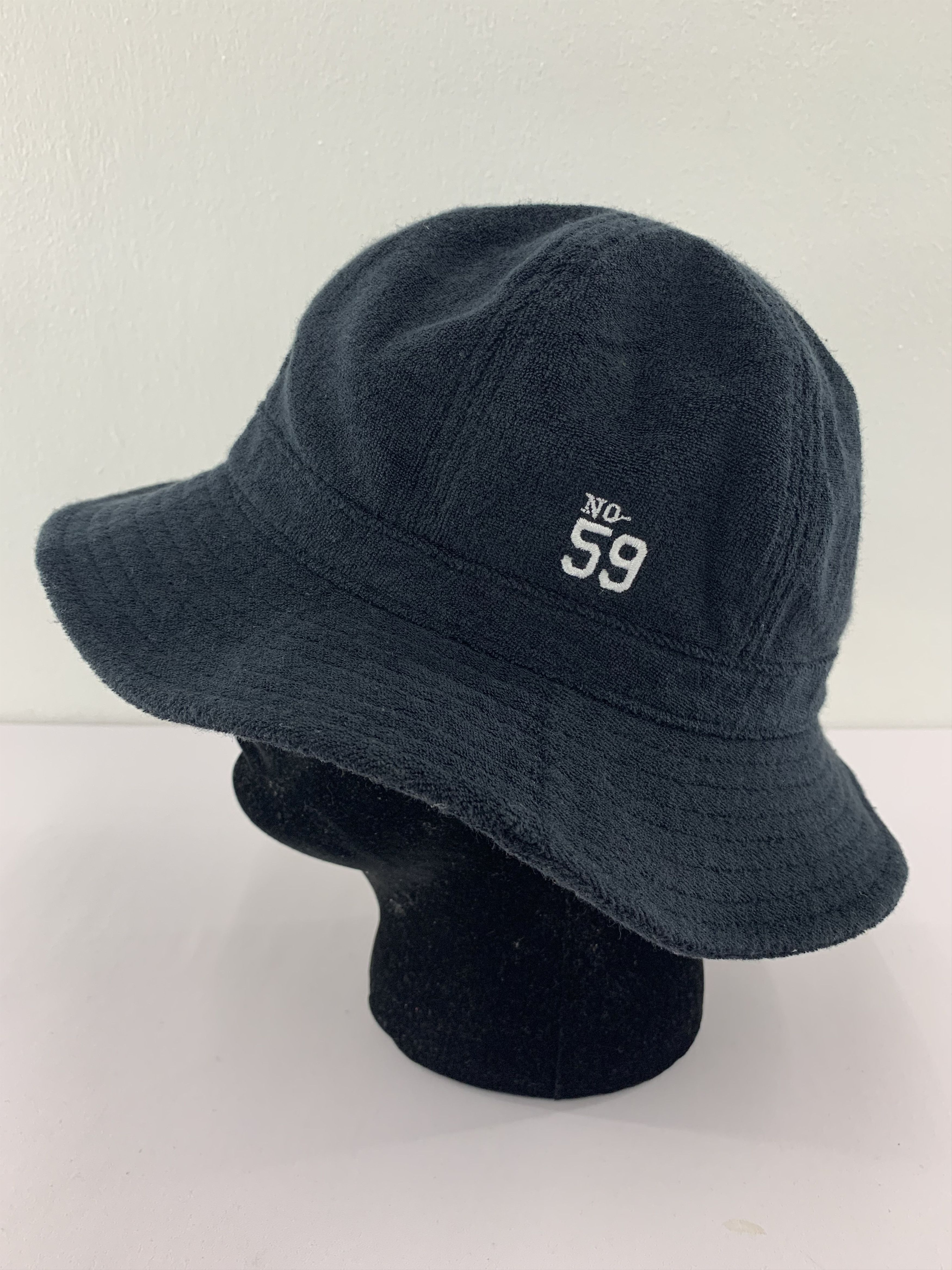 Japanese Brand 2oz Bucket Hats Plain Design Black - SS1158 Size ONE SIZE - 6 Thumbnail