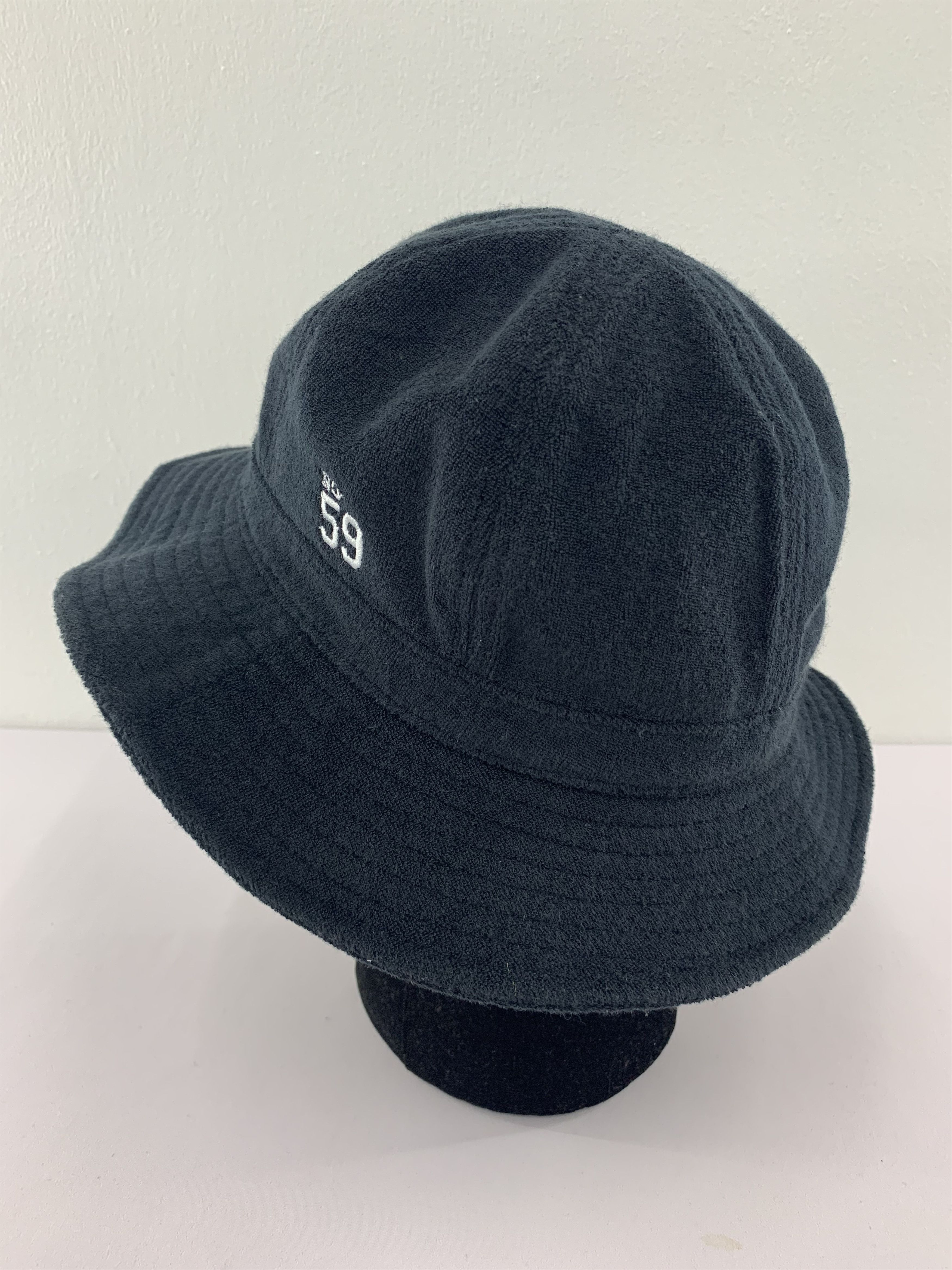 Japanese Brand 2oz Bucket Hats Plain Design Black - SS1158 Size ONE SIZE - 5 Thumbnail