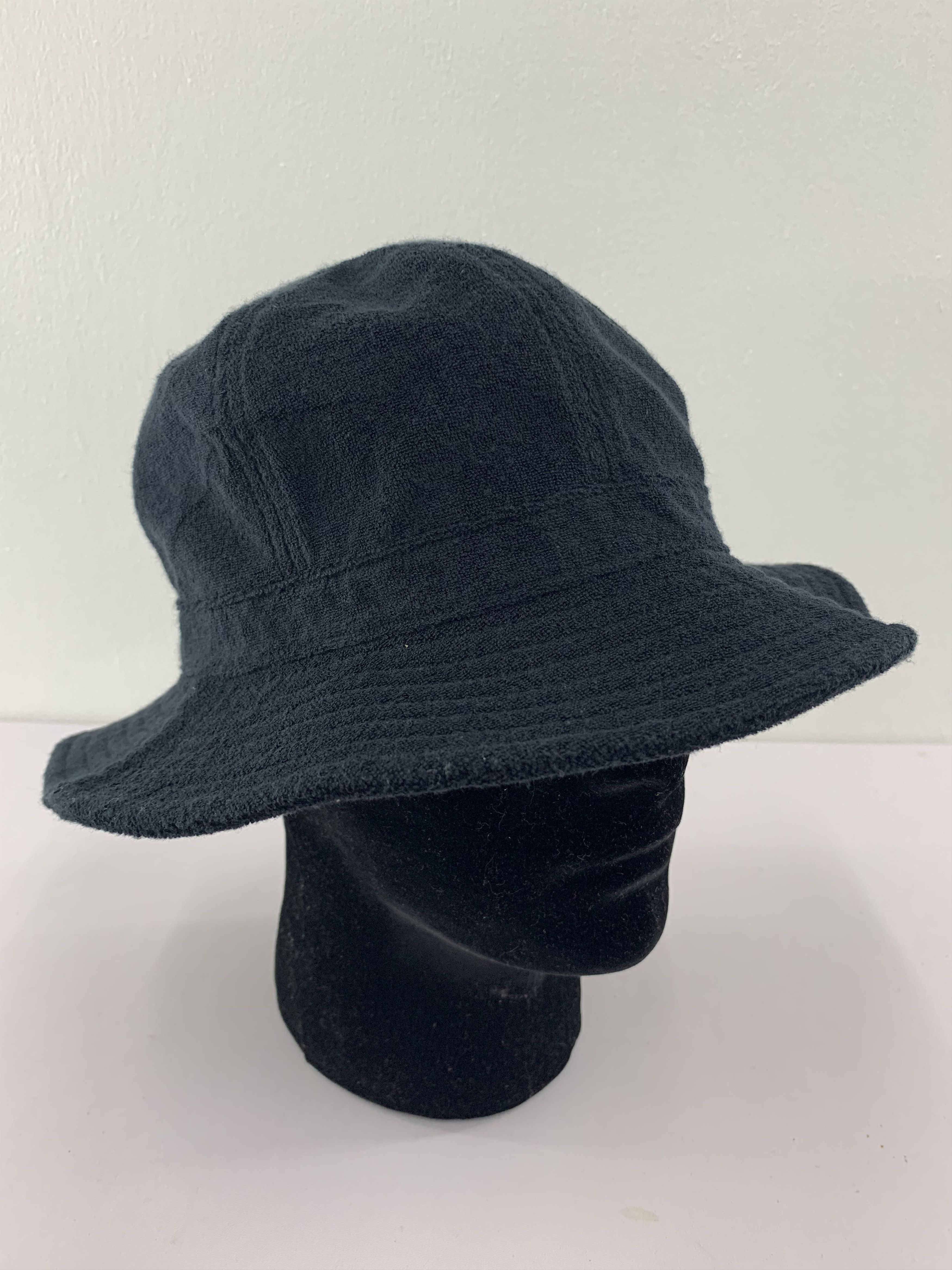 Japanese Brand 2oz Bucket Hats Plain Design Black - SS1158 Size ONE SIZE - 3 Thumbnail