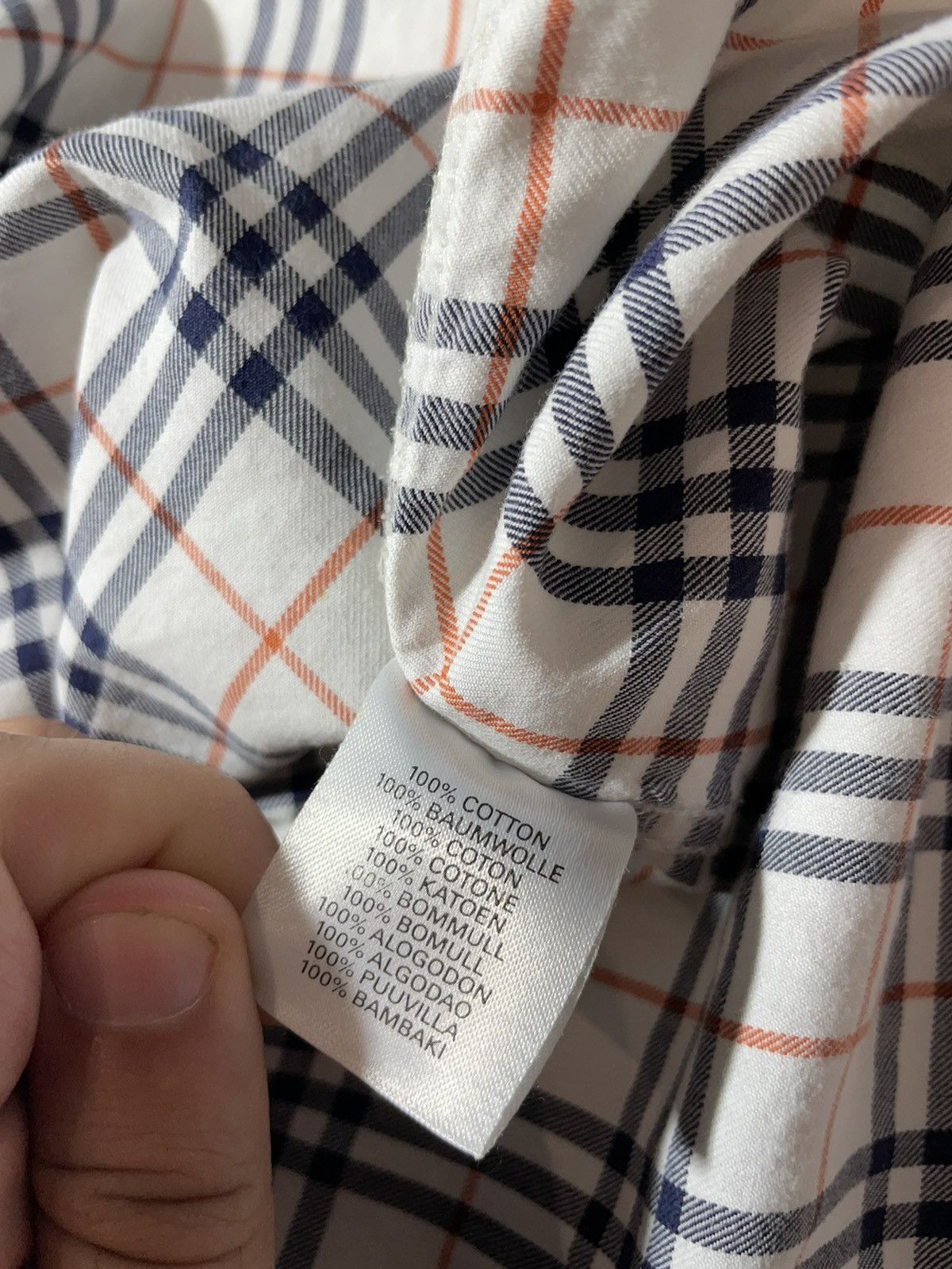 Burberry Burberry Vintage Nova Check Plaid Short Sleeve Shirt Size US XL / EU 56 / 4 - 12 Thumbnail