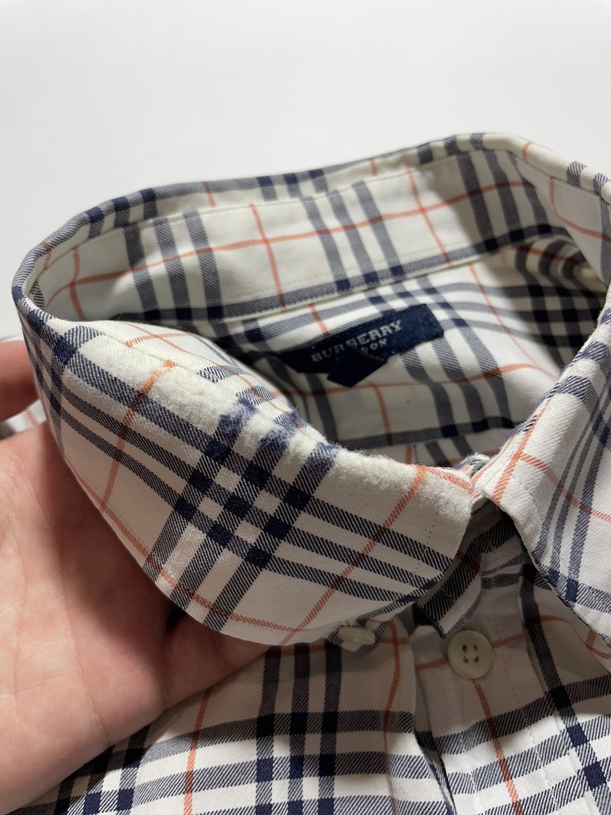 Burberry Burberry Vintage Nova Check Plaid Short Sleeve Shirt Size US XL / EU 56 / 4 - 5 Thumbnail