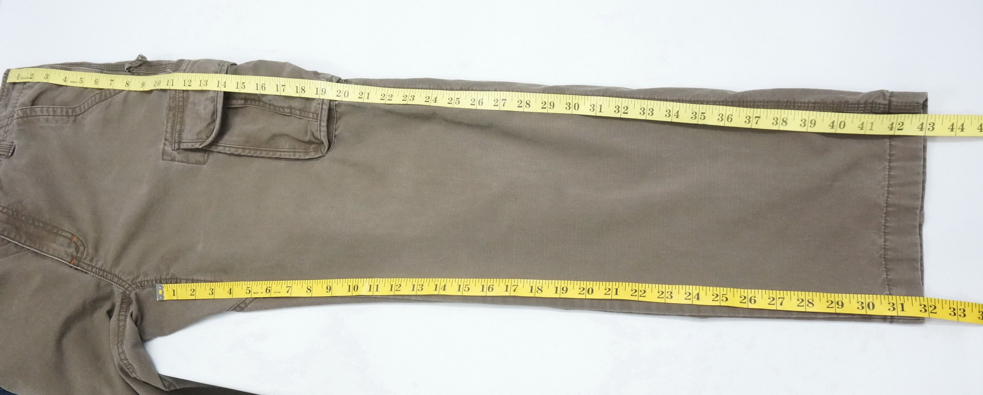 L.L. Bean 🔥 LL BEAN Vintage Faded Brown Worn 8 Pocket Cargo Pants Size US 34 / EU 50 - 14 Thumbnail