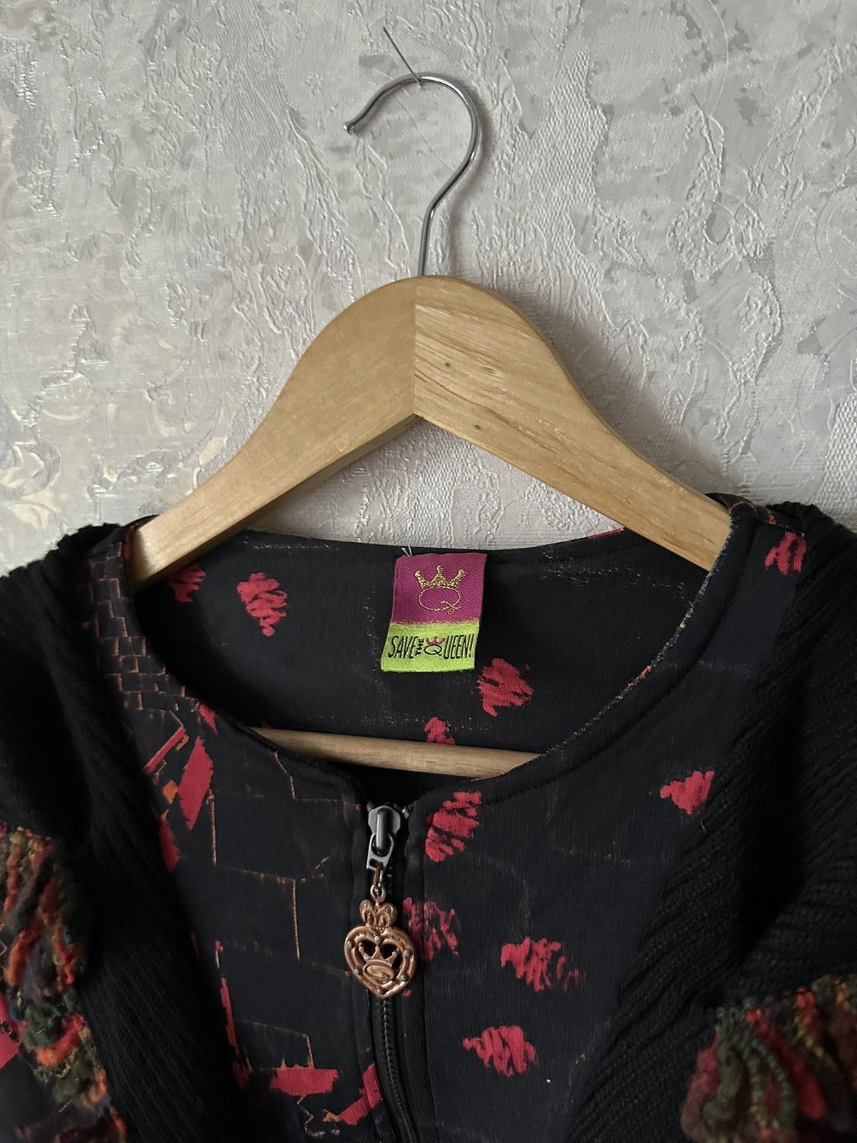 Japanese Brand Vintage Save The Queen zip-up jacket like JPG Size L / US 10 / IT 46 - 9 Thumbnail