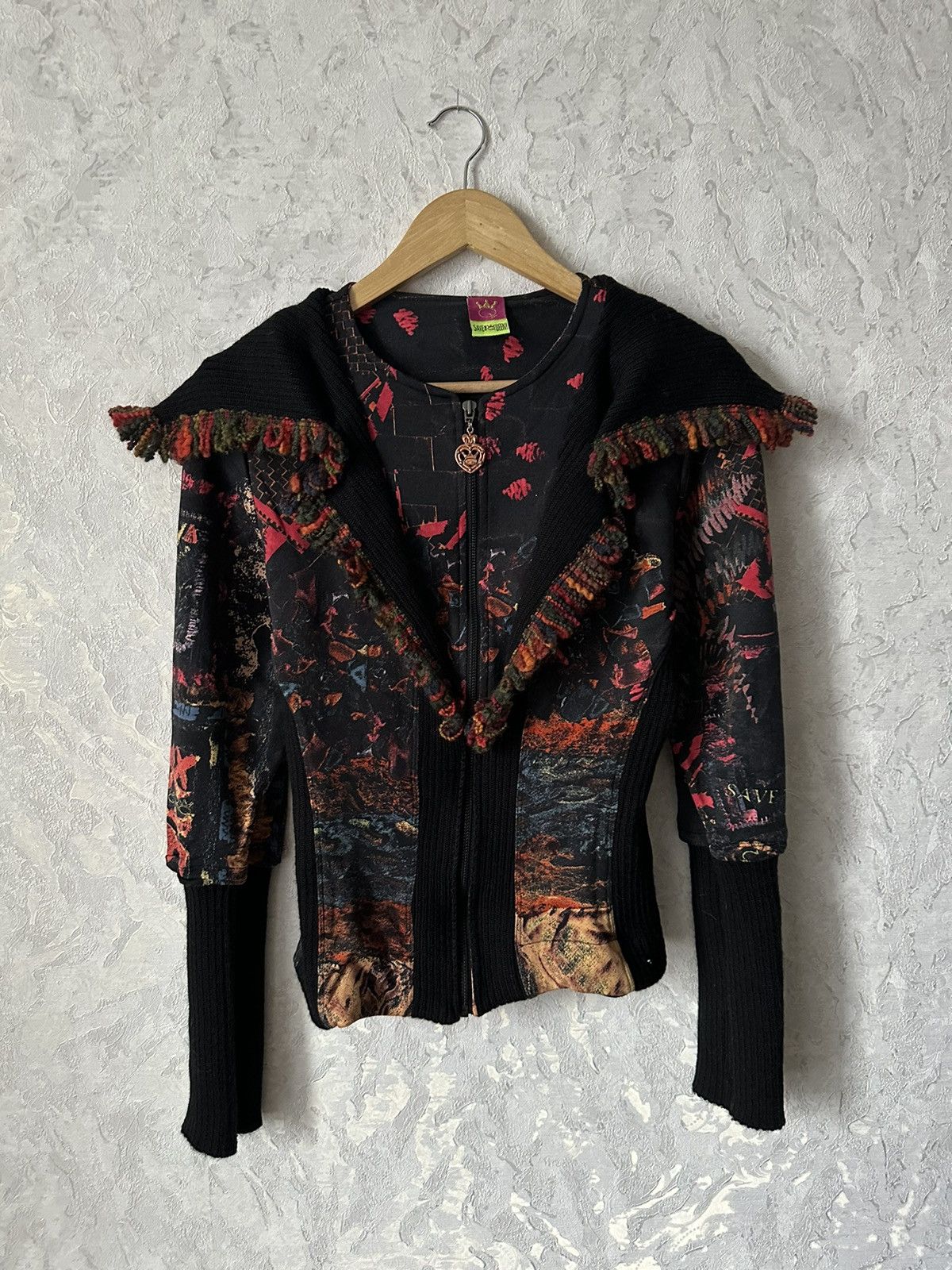 Japanese Brand Vintage Save The Queen zip-up jacket like JPG Size L / US 10 / IT 46 - 2 Thumbnail