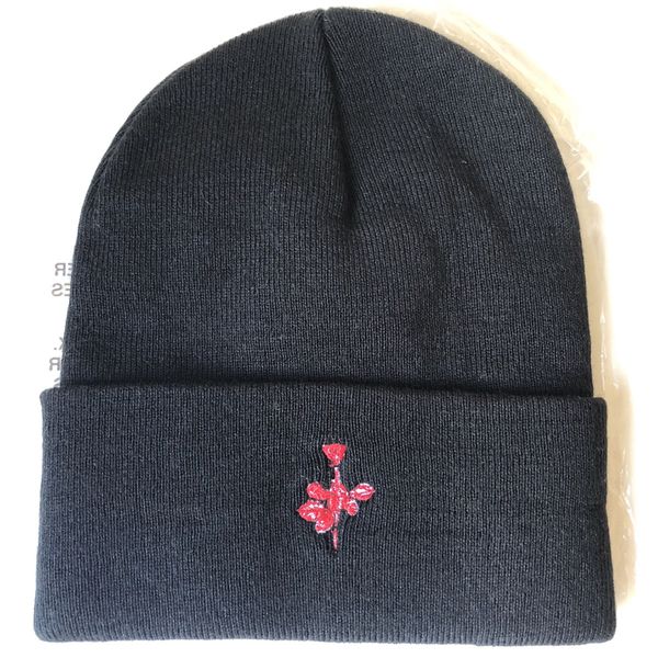 Noah Noah X Depeche Mode Core & Rose Logo Beanie BLACK | Grailed