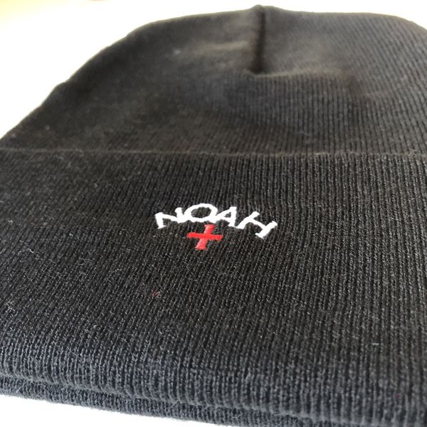 Noah Noah X Depeche Mode Core & Rose Logo Beanie BLACK | Grailed