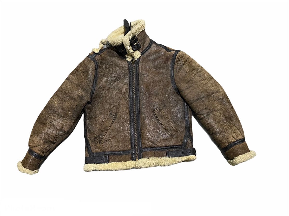 Schott B3 JACKET BY SCHOTT SHEEP SKIN MILITARY STYLE SHERPA Size US M / EU 48-50 / 2 - 1 Thumbnail