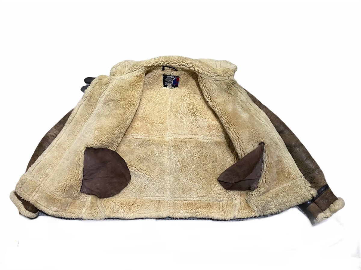 Schott B3 JACKET BY SCHOTT SHEEP SKIN MILITARY STYLE SHERPA Size US M / EU 48-50 / 2 - 3 Thumbnail