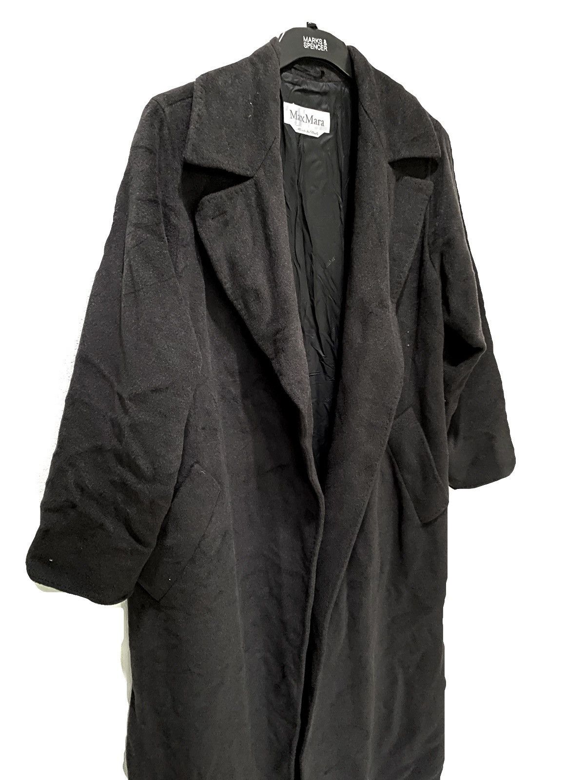 Max Mara MAX MARA ITALY LONG JACKET VIRGIN WOOL CASHMERE JACKET Size L / US 10 / IT 46 - 3 Thumbnail