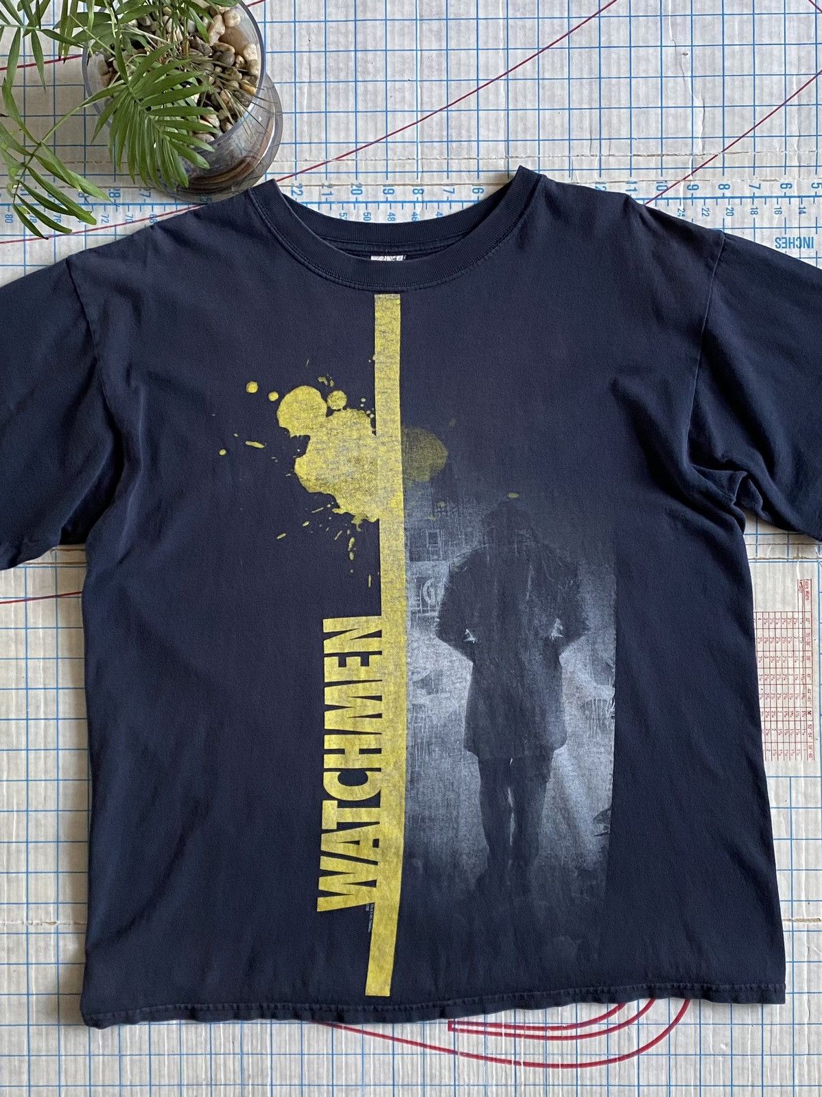 Other Watchmen Movie Promo Tee Faded Black Size Large Size US L / EU 52-54 / 3 - 3 Thumbnail