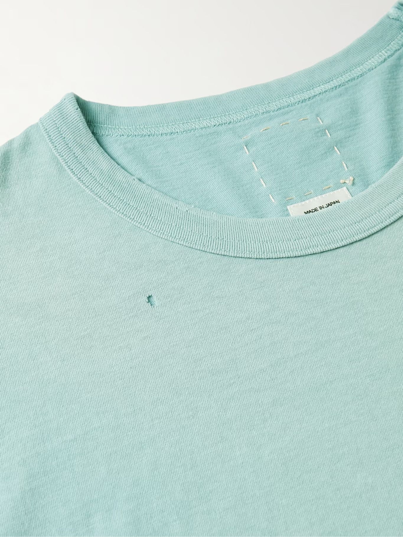 Visvim Amplus Crash Distressed Cotton Pocket T-Shirt Size US M / EU 48-50 / 2 - 4 Thumbnail