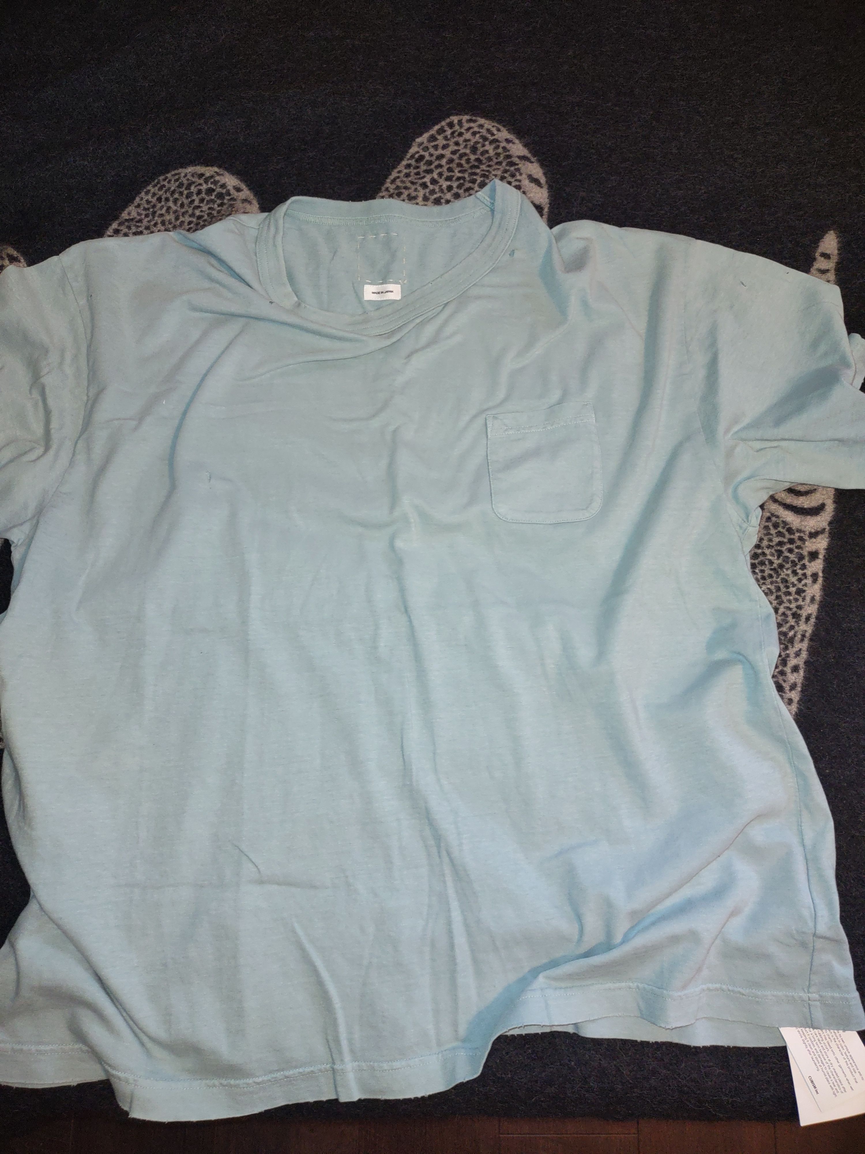 Visvim Amplus Crash Distressed Cotton Pocket T-Shirt Size US M / EU 48-50 / 2 - 6 Thumbnail