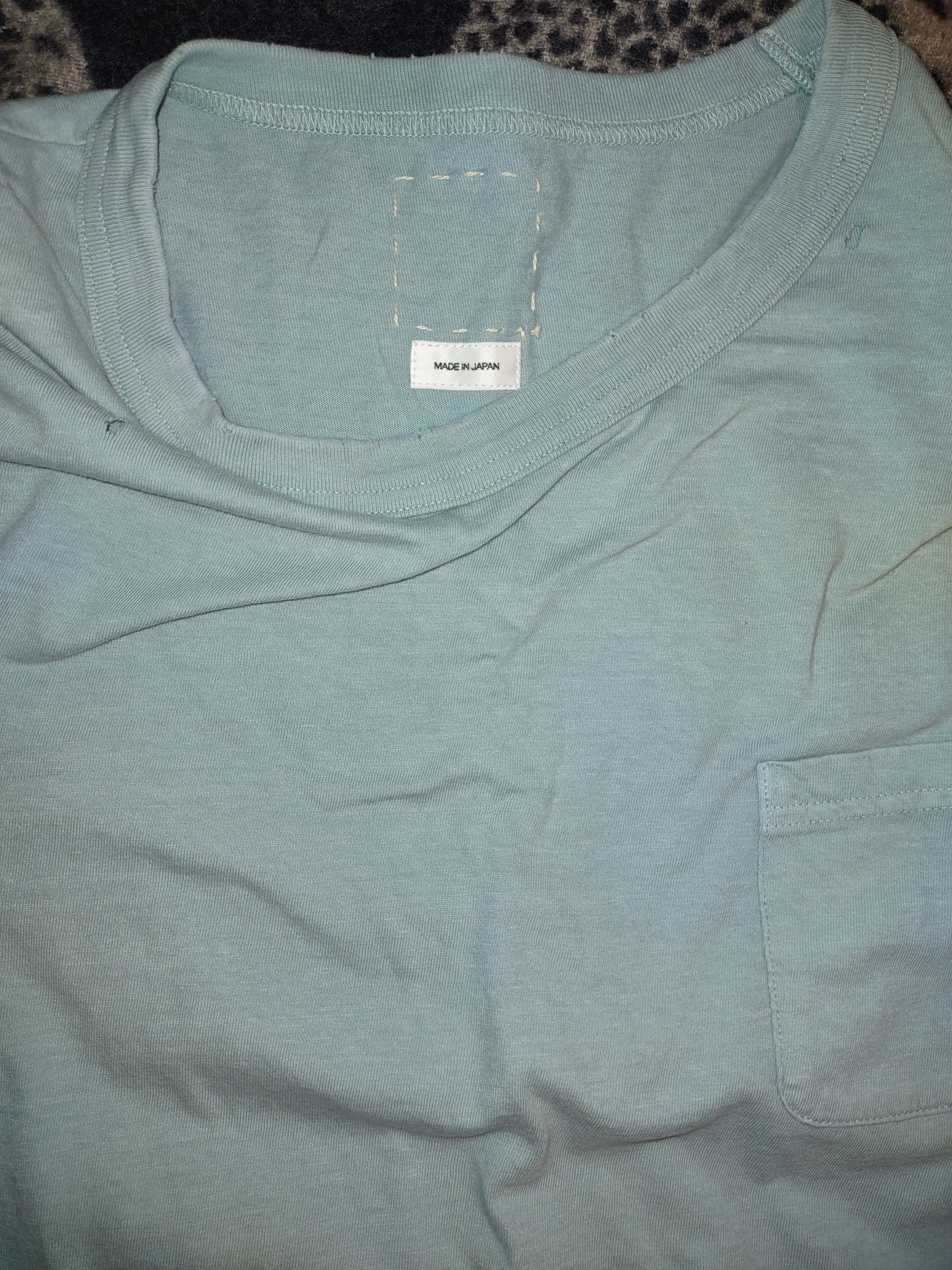 Visvim Amplus Crash Distressed Cotton Pocket T-Shirt Size US M / EU 48-50 / 2 - 7 Thumbnail