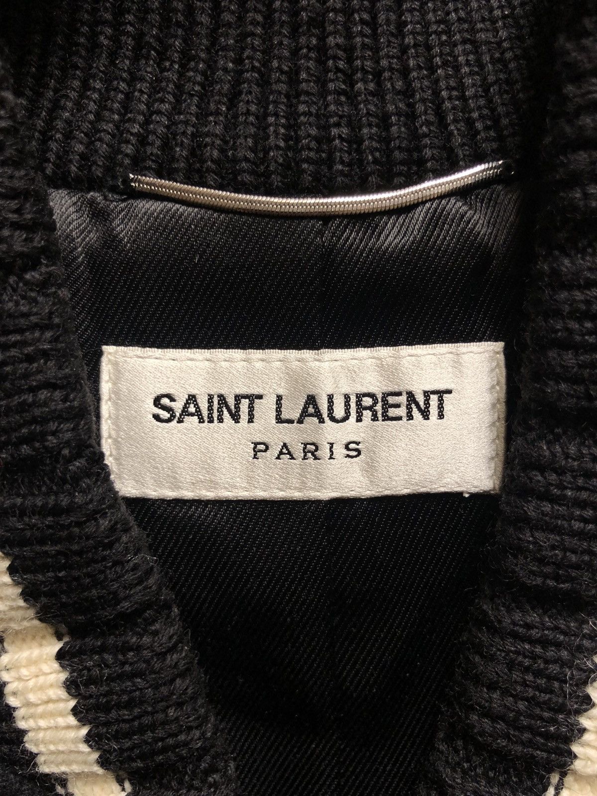 Saint Laurent Paris Signature Logo Teddy Jacket sz50 Size US M / EU 48-50 / 2 - 6 Thumbnail