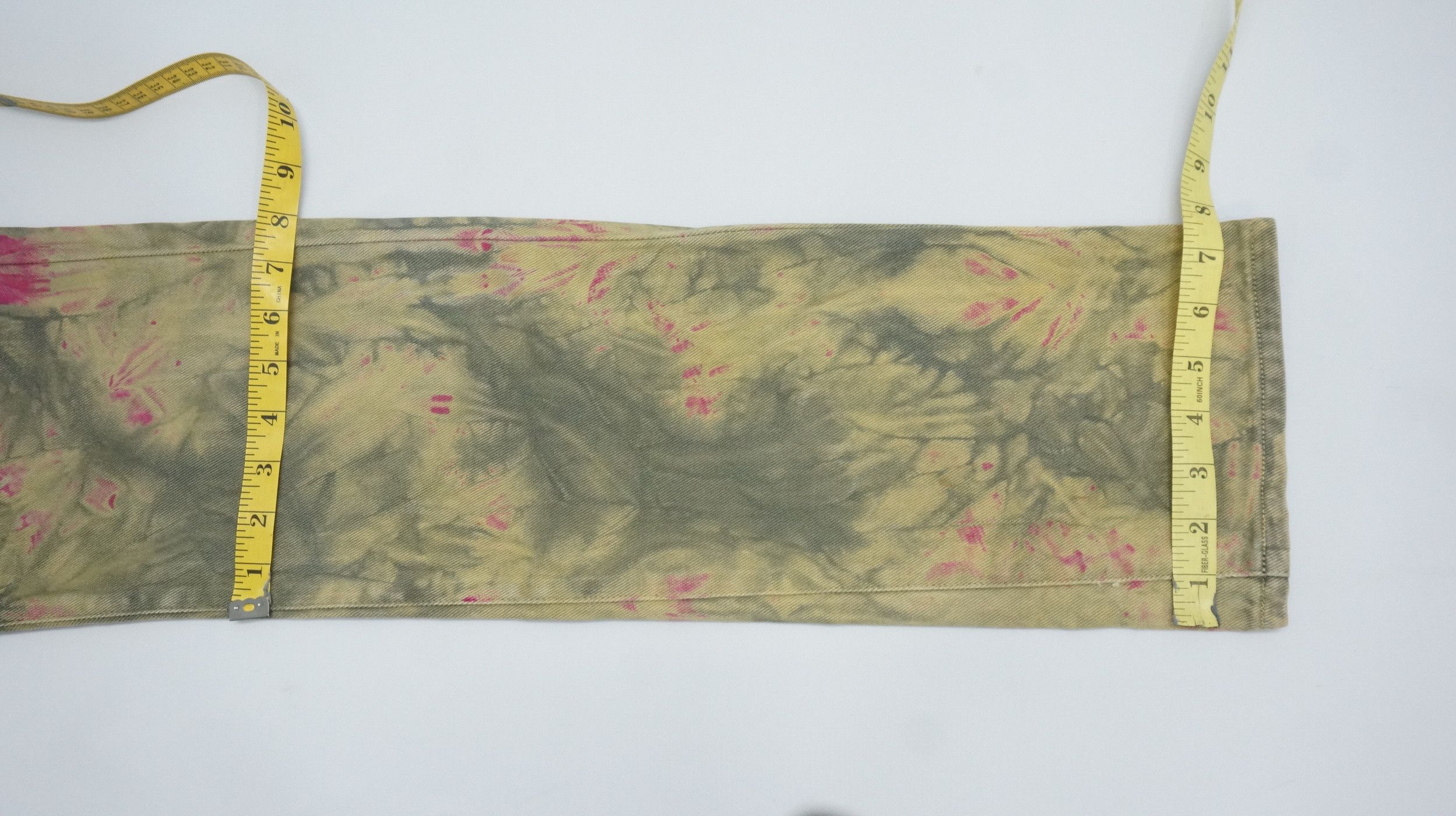 Japanese Brand RARE! BOBSON Japan Abstract Tie Dye Light/w Denim Size US 27 - 18 Thumbnail