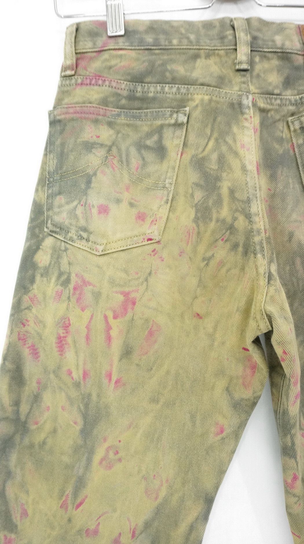 Japanese Brand RARE! BOBSON Japan Abstract Tie Dye Light/w Denim Size US 27 - 11 Thumbnail