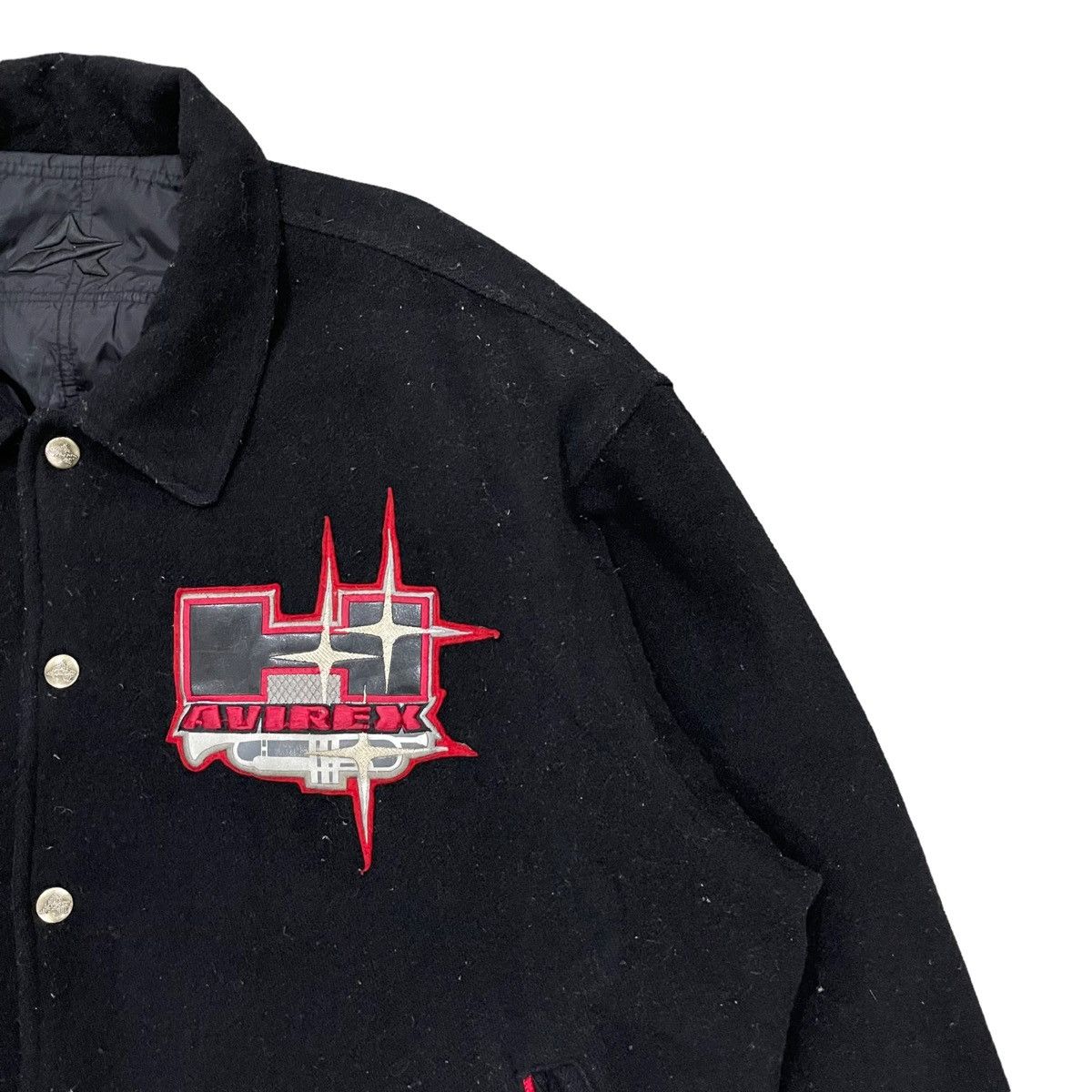 Avirex 🔥RARE🔥Vintage AVIREX Reversible Snap Button Wool Jacket Size US XL / EU 56 / 4 - 5 Thumbnail
