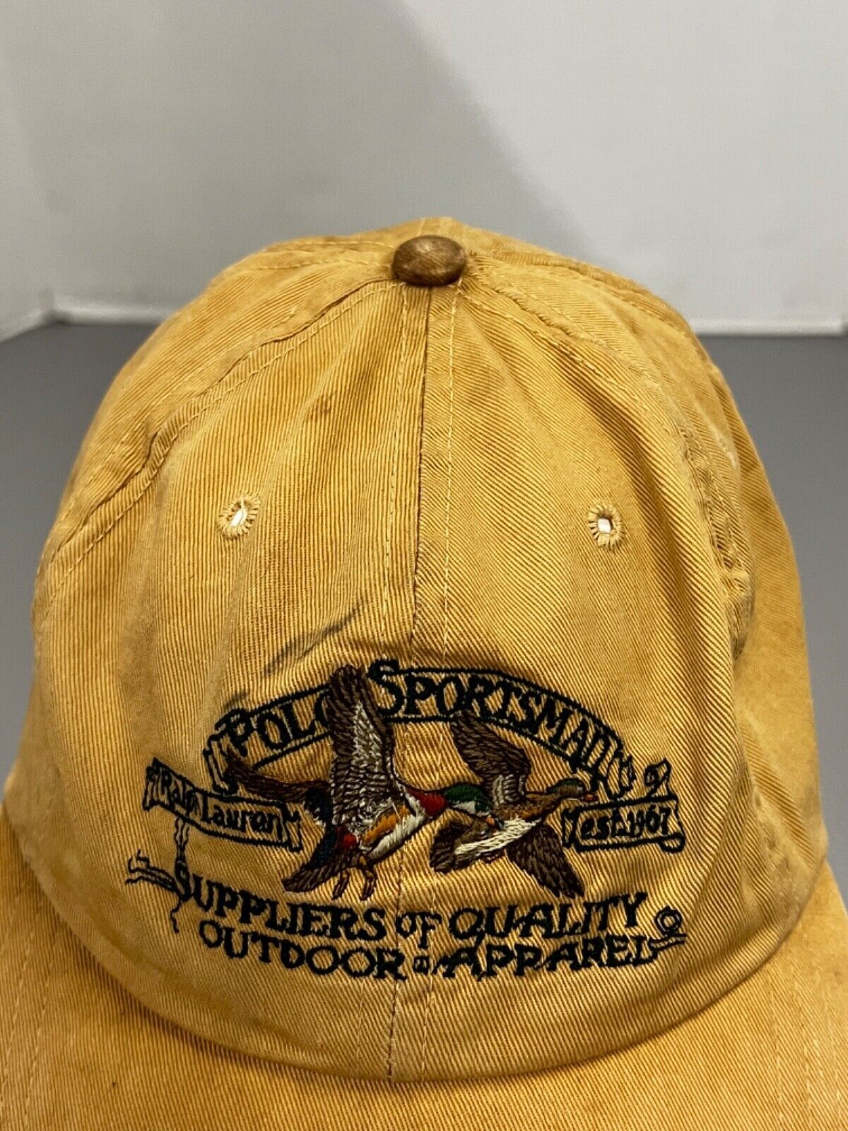 Polo Ralph Lauren Vintage Polo Ralph Lauren Sportsman Long Bill Fitted Hat Size 36 - 5 Thumbnail