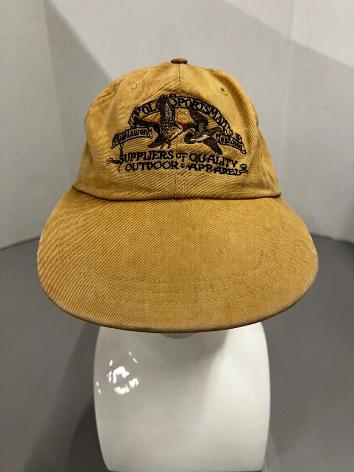 Polo Ralph Lauren Vintage Polo Ralph Lauren Sportsman Long Bill Fitted Hat Size 36 - 2 Thumbnail