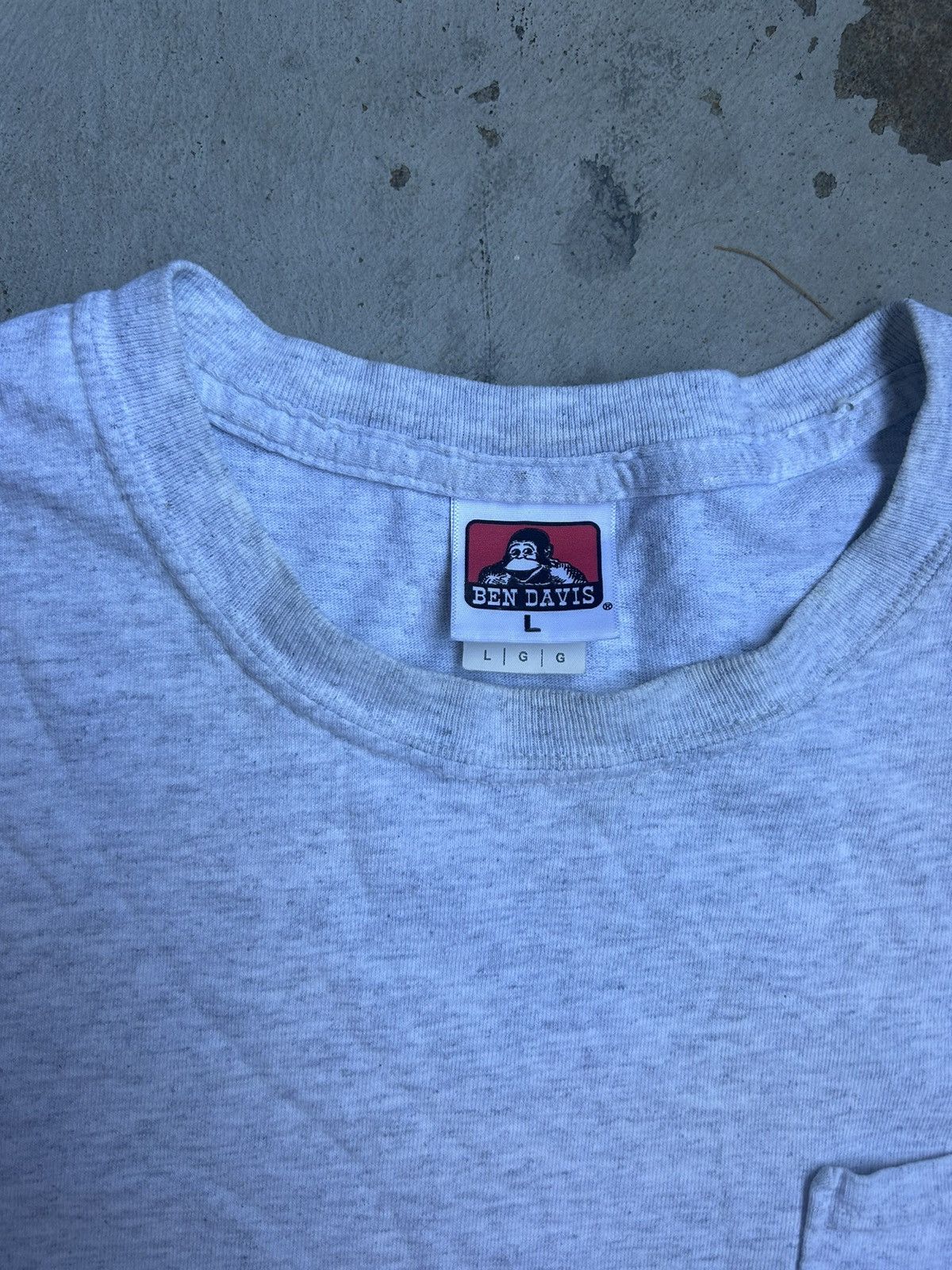 Ben Davis × Vintage Vintage Ben Davis Pocket T Shirt Tee Size US L / EU 52-54 / 3 - 6 Thumbnail
