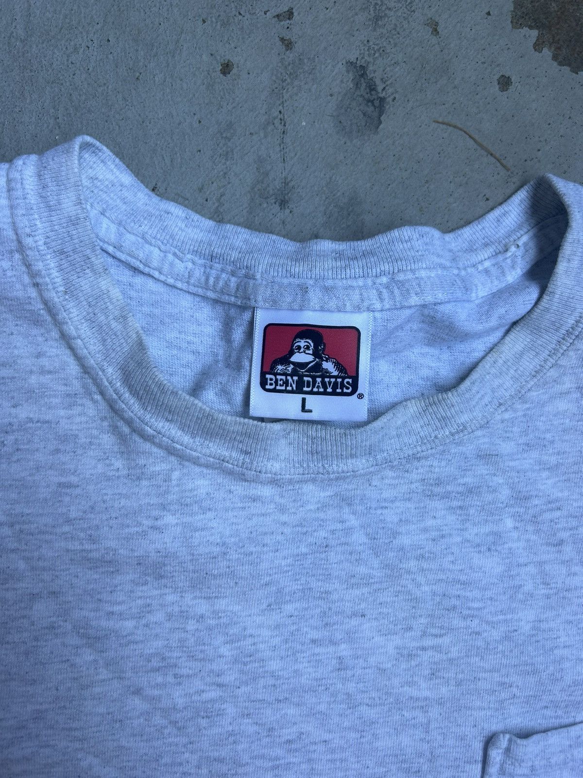 Ben Davis × Vintage Vintage Ben Davis Pocket T Shirt Tee Size US L / EU 52-54 / 3 - 5 Thumbnail