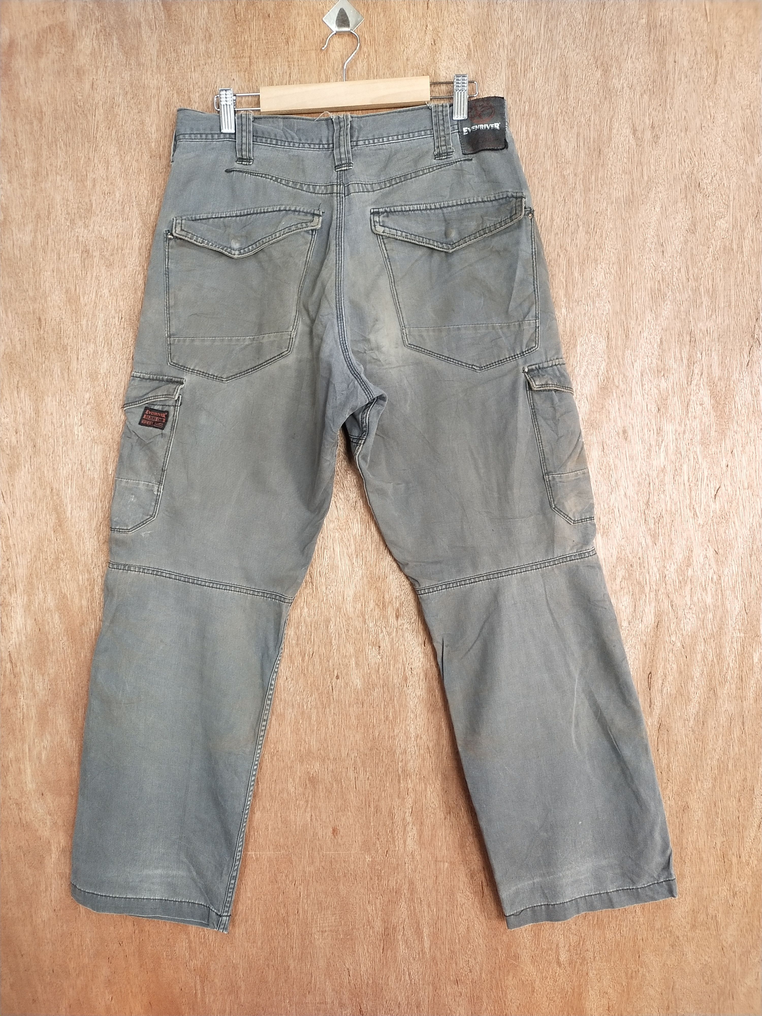 Faded Glory × Japanese Brand Even River gray faded multipocket cargo pants #S133 Size US 32 / EU 48 - 9 Thumbnail