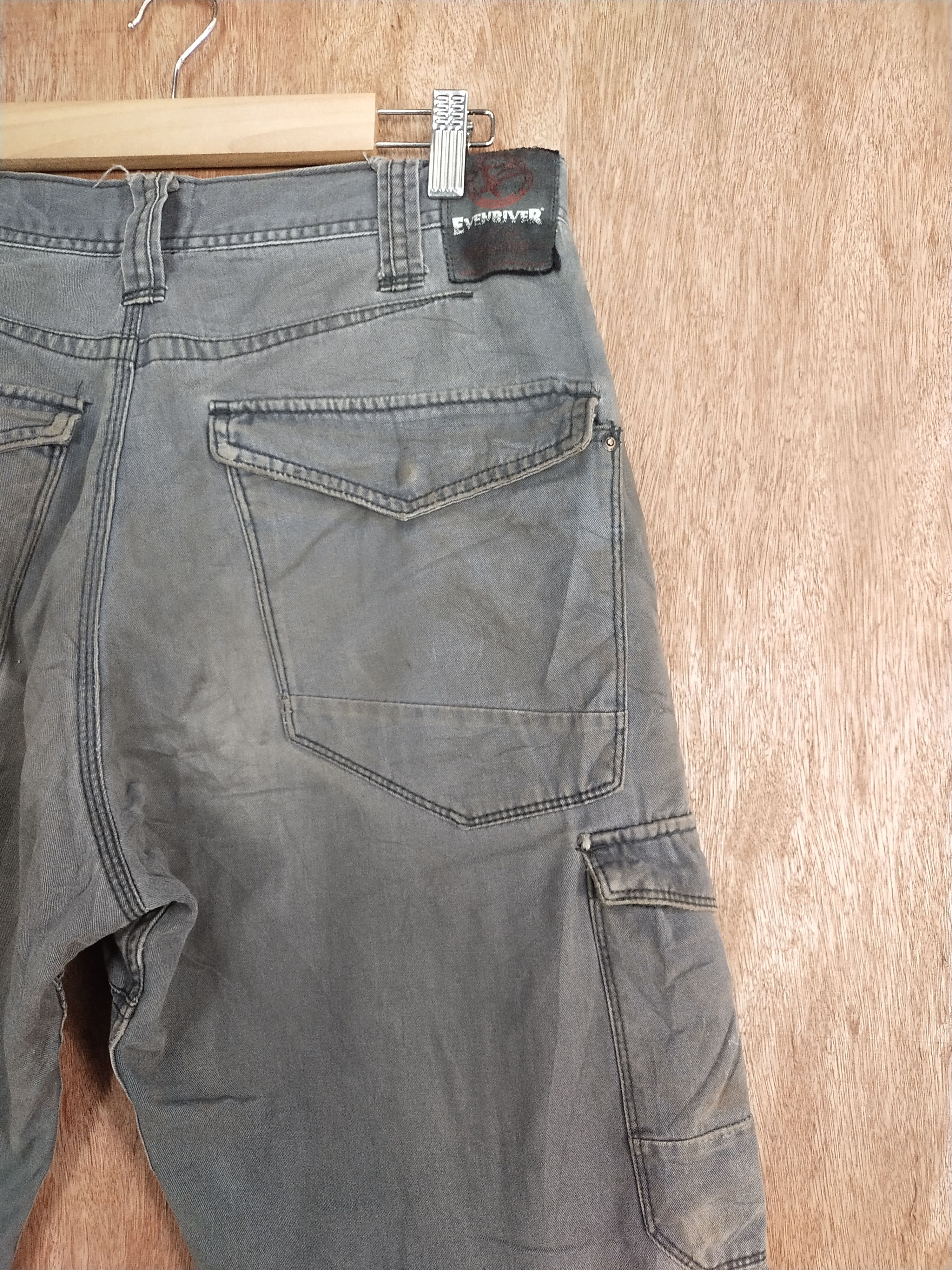 Faded Glory × Japanese Brand Even River gray faded multipocket cargo pants #S133 Size US 32 / EU 48 - 11 Thumbnail