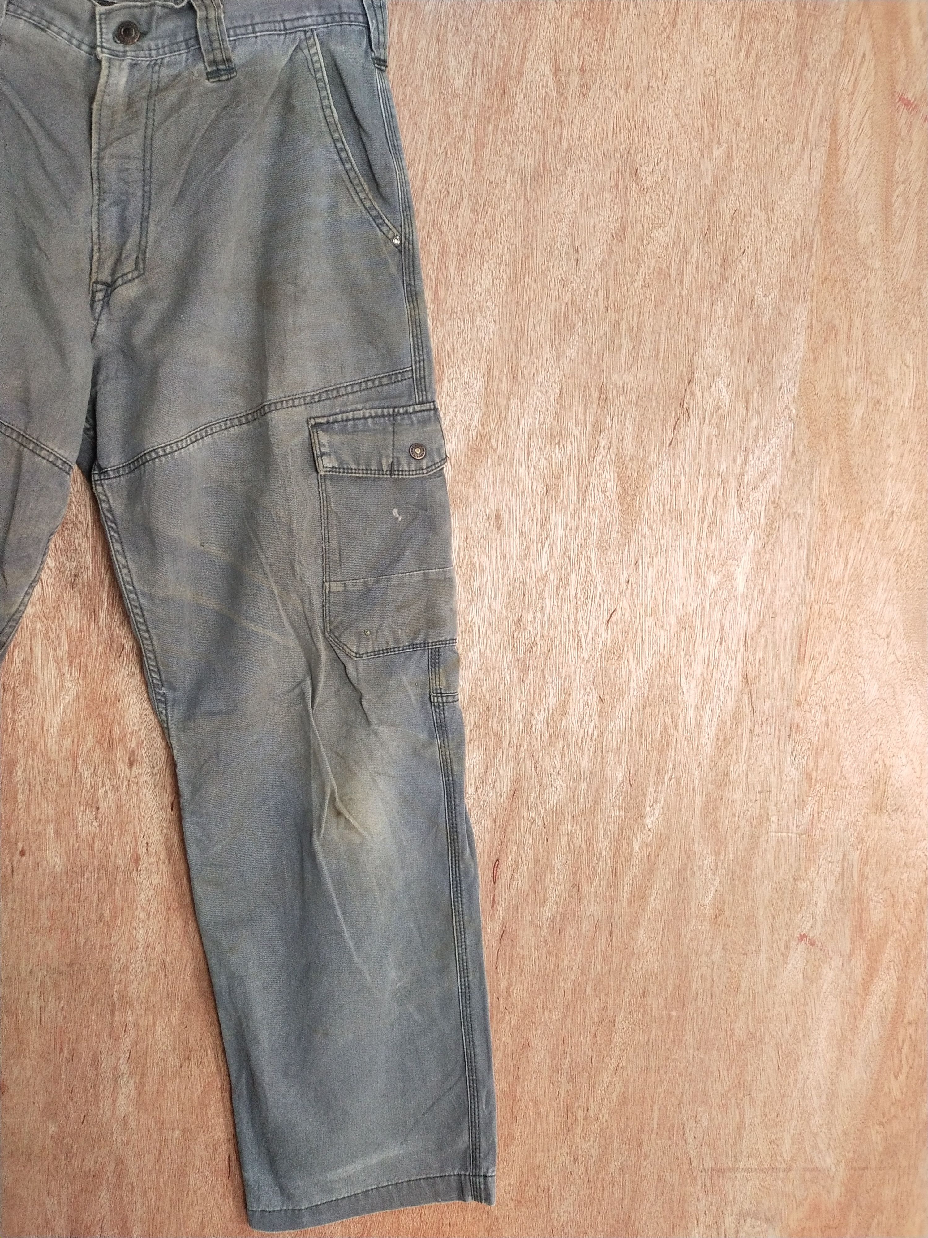 Faded Glory × Japanese Brand Even River gray faded multipocket cargo pants #S133 Size US 32 / EU 48 - 3 Thumbnail