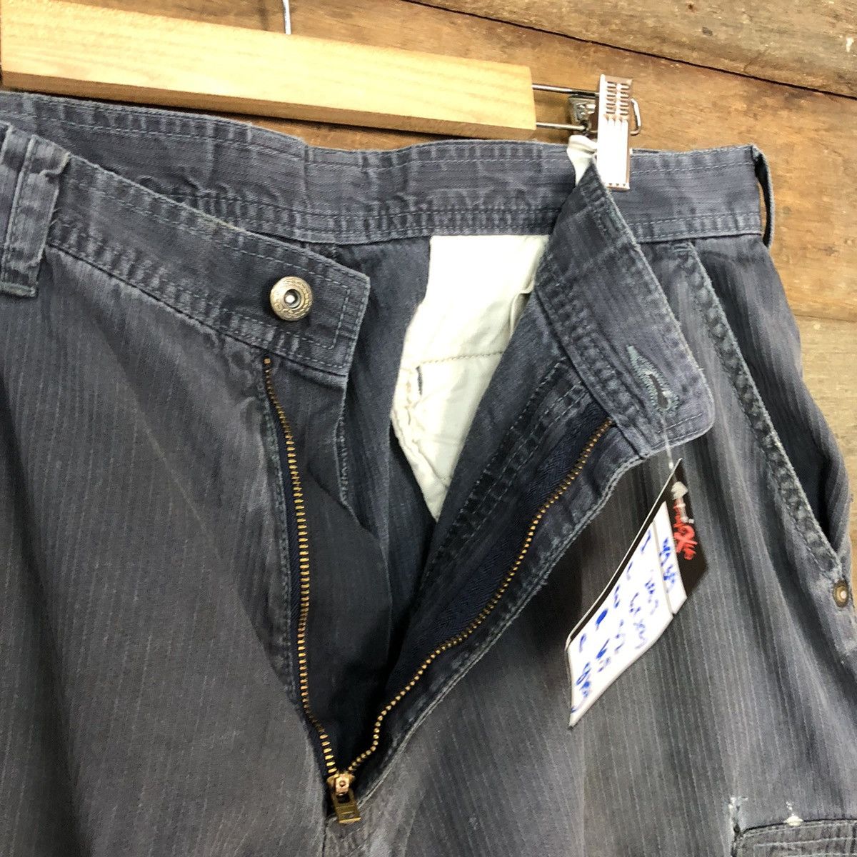 Japanese Brand Dogman Grey Multipocket Tactical Cargo Pants #4964 Size US 32 / EU 48 - 8 Thumbnail