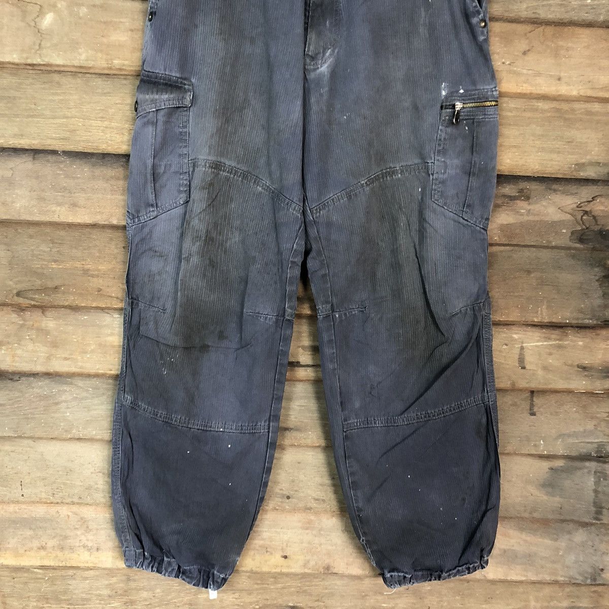 Japanese Brand Dogman Grey Multipocket Tactical Cargo Pants #4964 Size US 32 / EU 48 - 3 Thumbnail