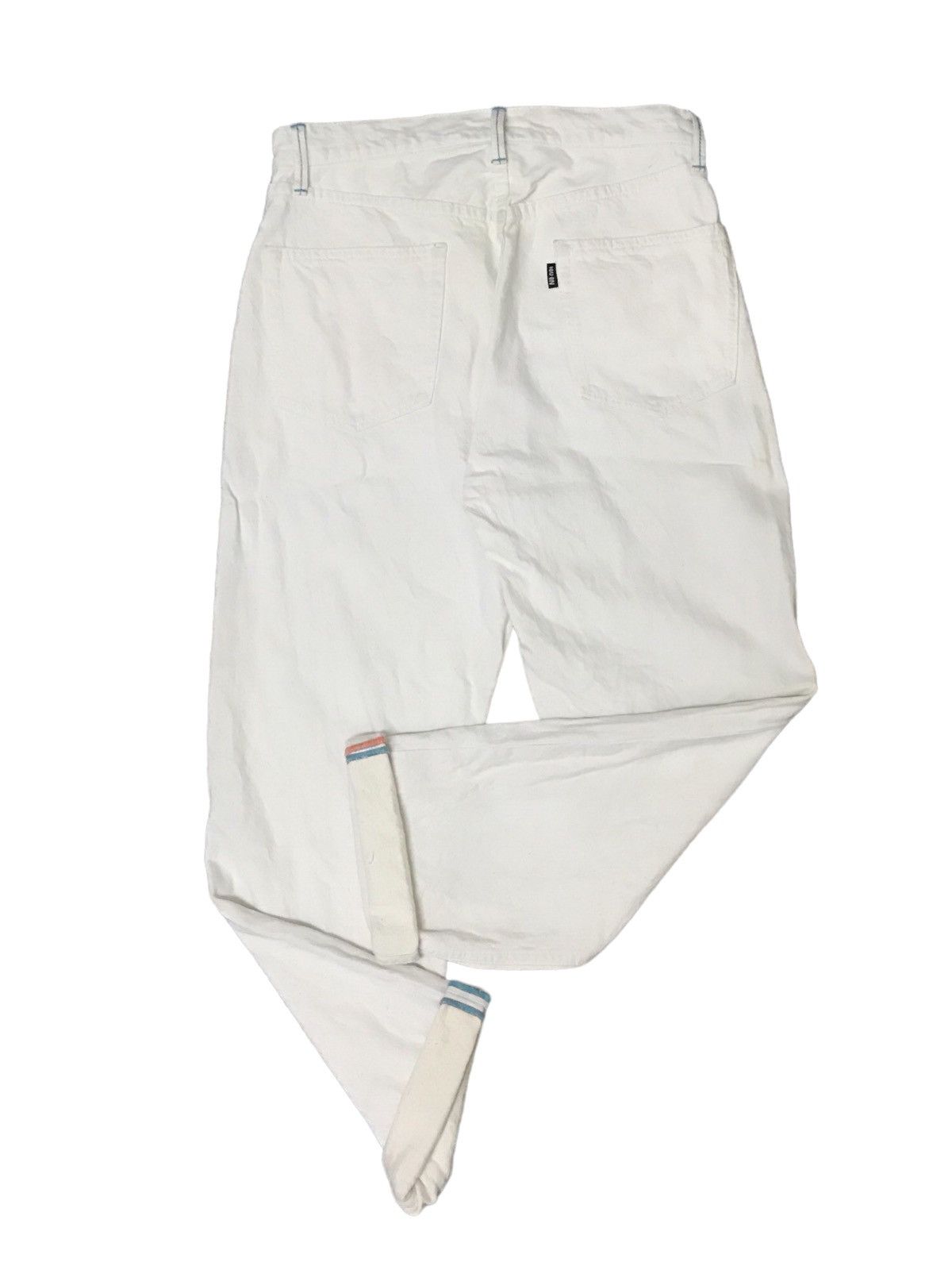 Ne-Net VINTAG JAPAN ISSEY MIYAKE NENET WHITE JEANS SELVEDGE Size 29" - 1 Thumbnail