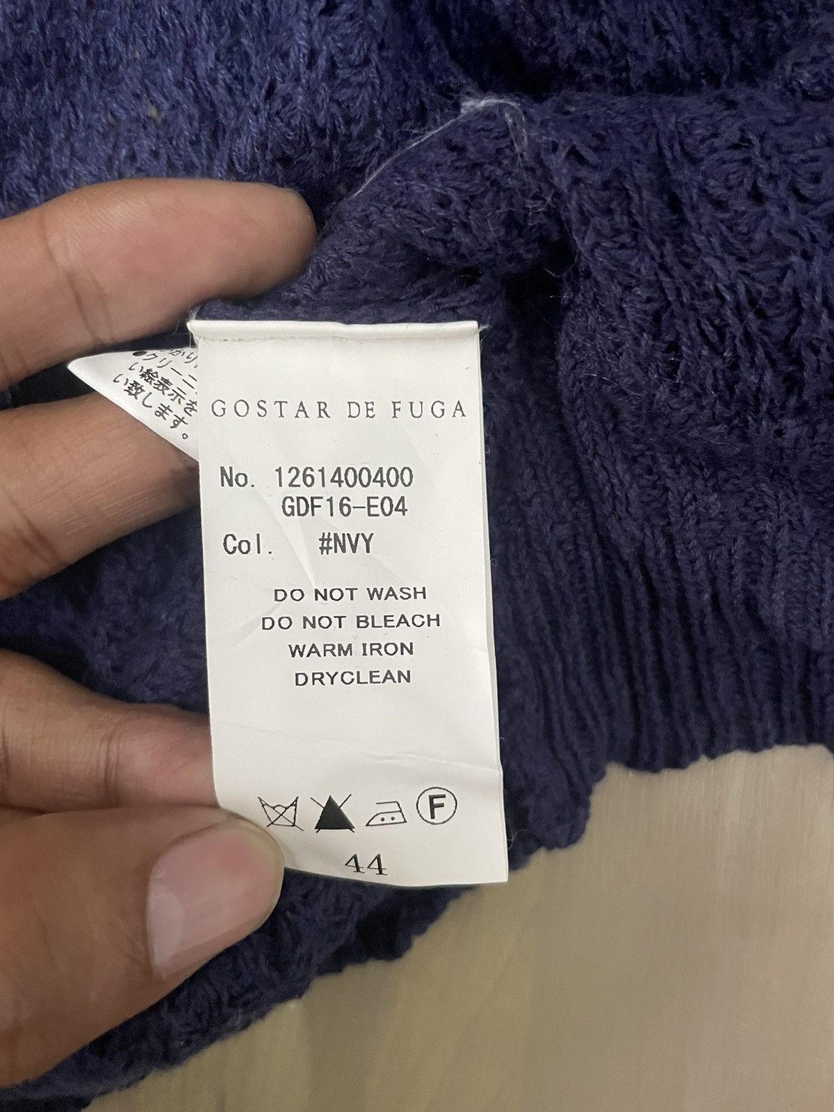 GOSTAR DE FUGA × Japanese Brand Linen blend crochet hooded Size US S / EU 44-46 / 1 - 4 Thumbnail