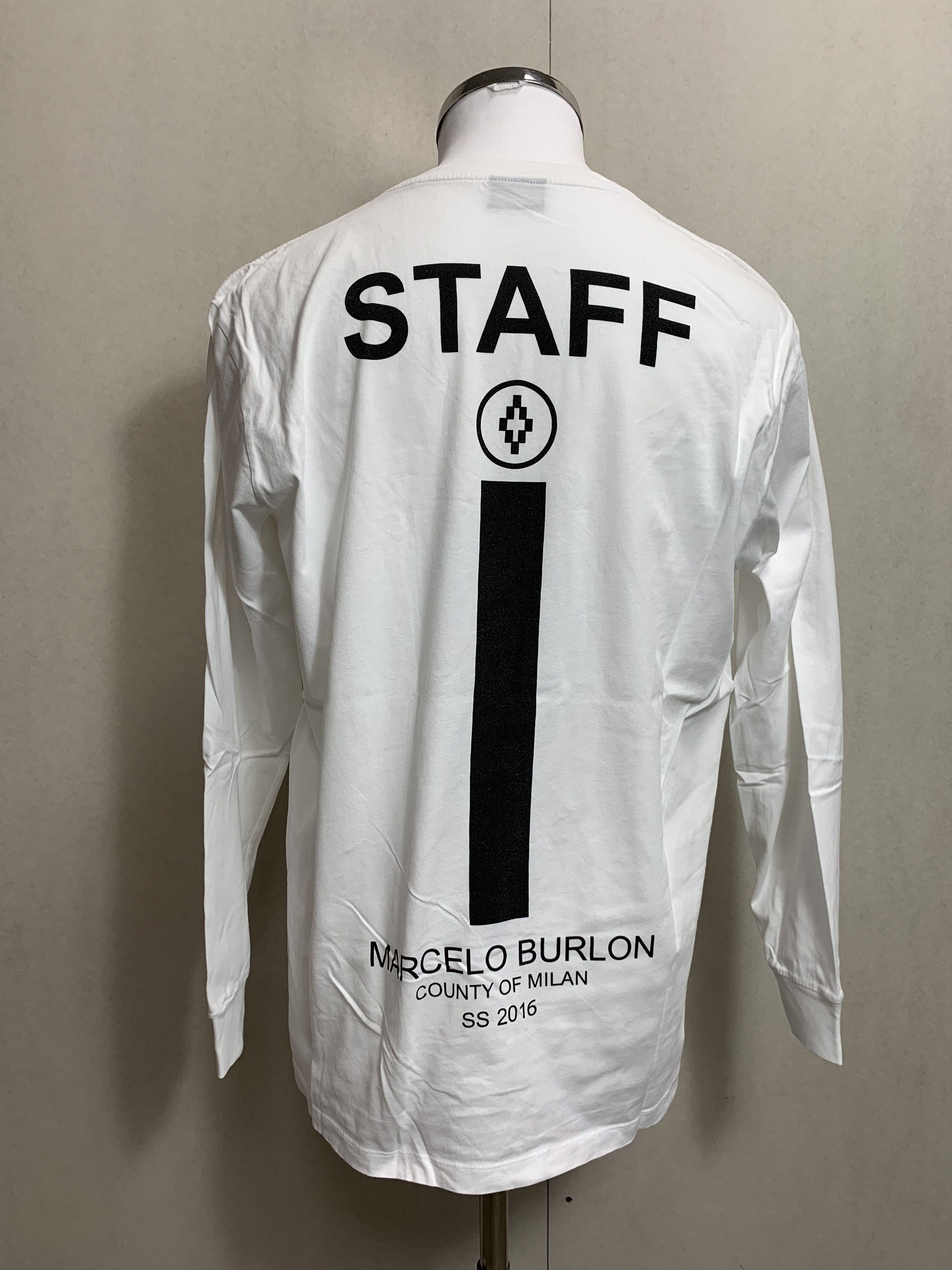 Marcelo Burlon Staff T-Shirt Size US L / EU 52-54 / 3 - 2 Thumbnail