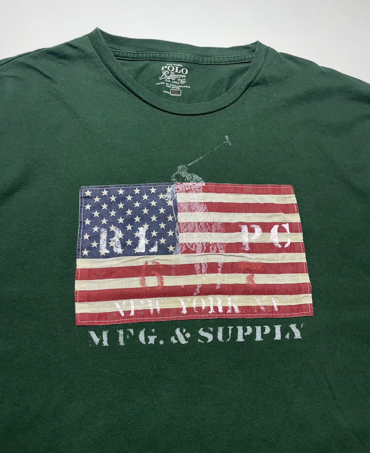 Ralph Lauren Polo Ralph Lauren Flag Longsleeve Size US XL / EU 56 / 4 - 3 Thumbnail