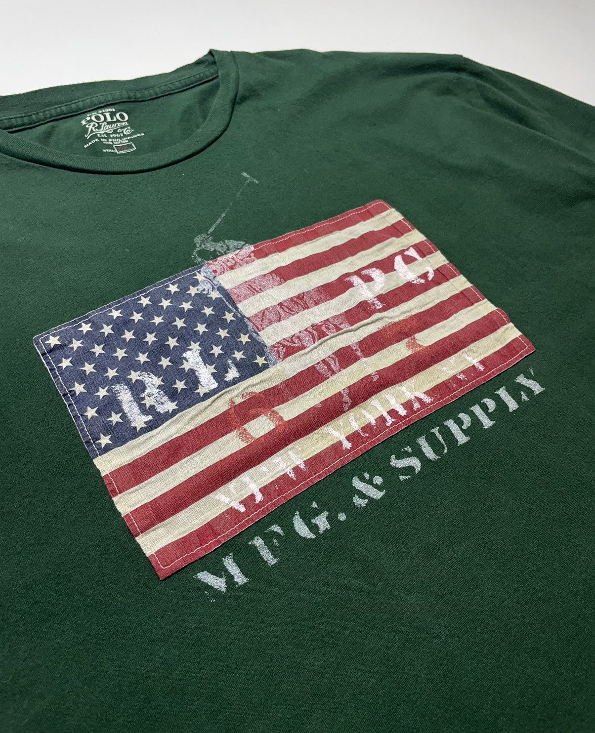 Ralph Lauren Polo Ralph Lauren Flag Longsleeve Size US XL / EU 56 / 4 - 4 Thumbnail