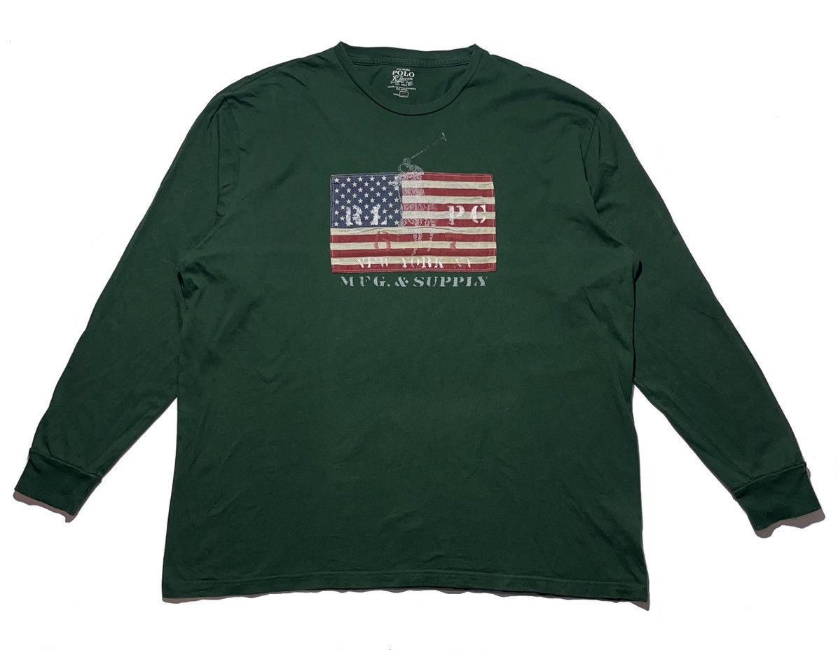 Ralph Lauren Polo Ralph Lauren Flag Longsleeve Size US XL / EU 56 / 4 - 1 Thumbnail