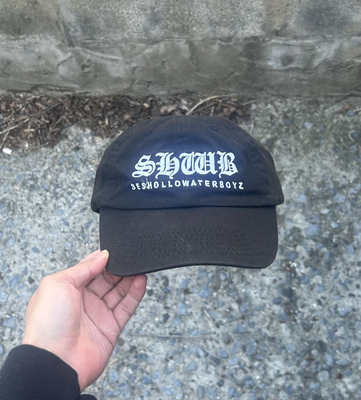 image of Team Sesh x Teamsesh Shwb Seshollowaterboyz Dad Hat in Black, Men's