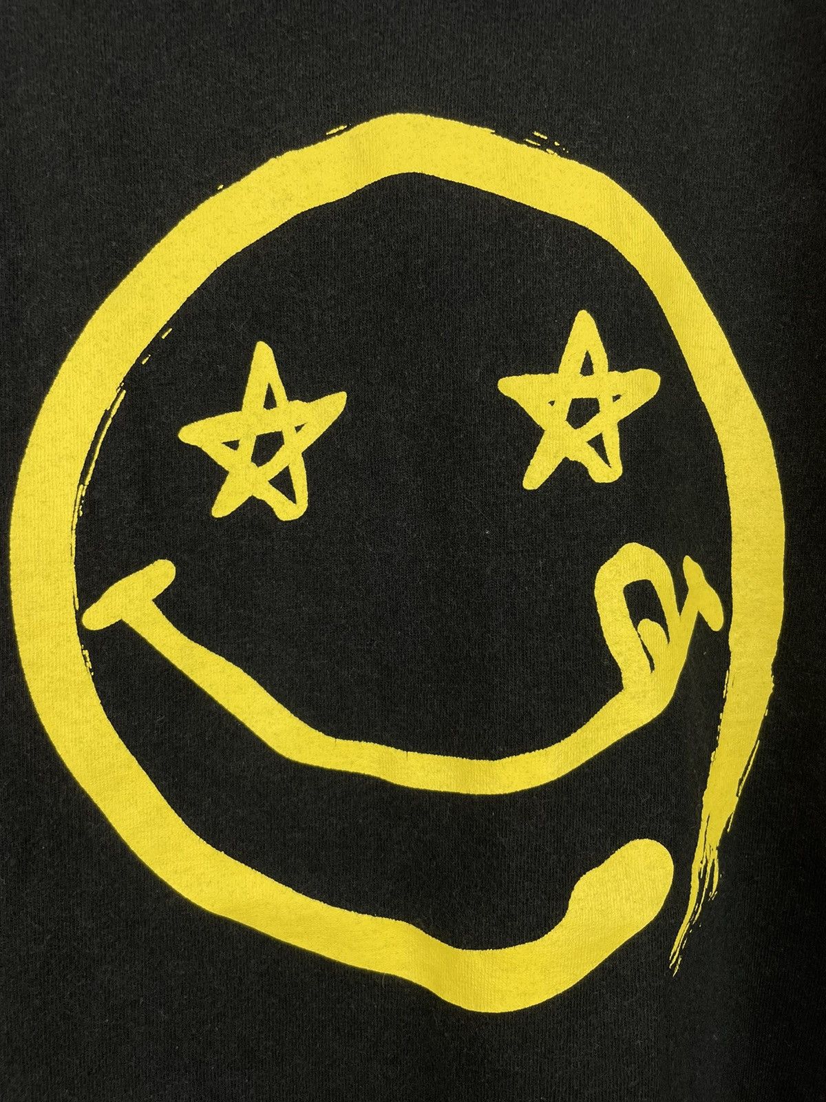 Band Tees Vintage Y2K smile emoji Love & peace Nirvana style t shirt Size US M / EU 48-50 / 2 - 4 Thumbnail