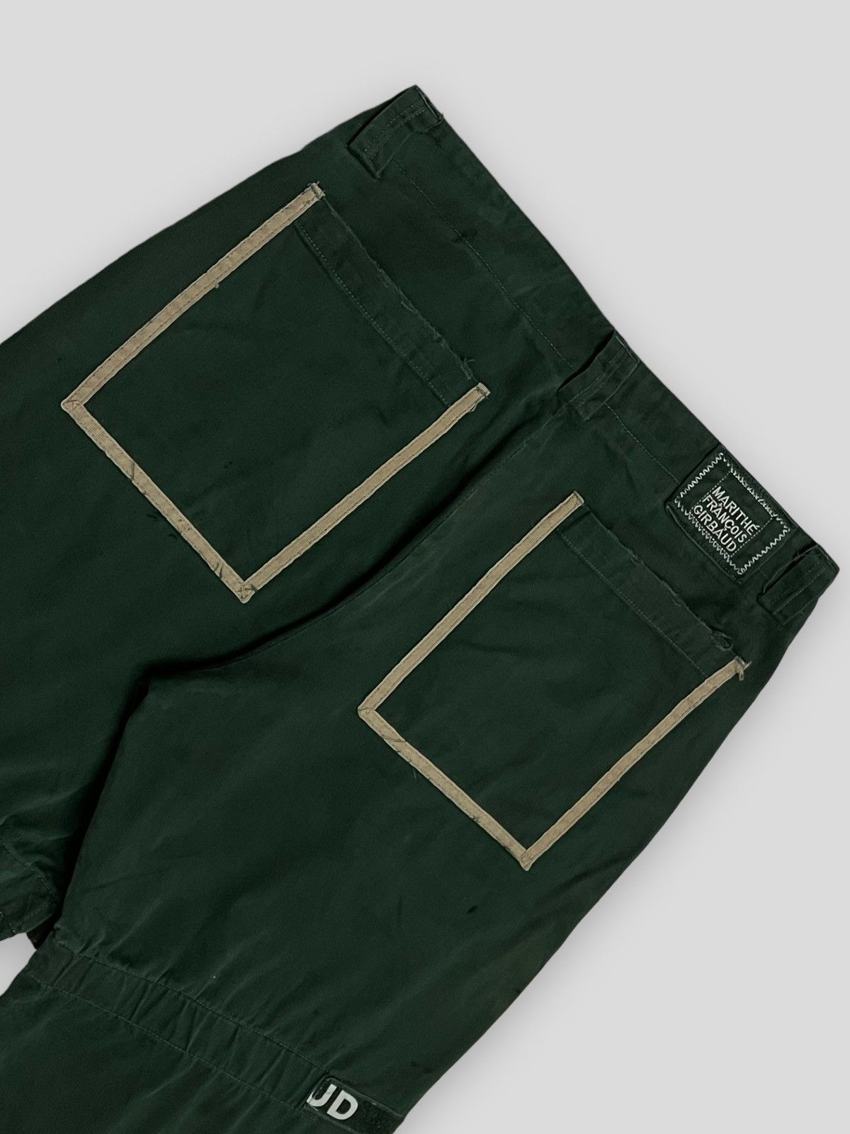 Japanese Brand OG VINTAGE MARITHE FRANCOIS GIRBAUD PARIS BONDAGE DISTRESSED Size US 34 / EU 50 - 11 Thumbnail