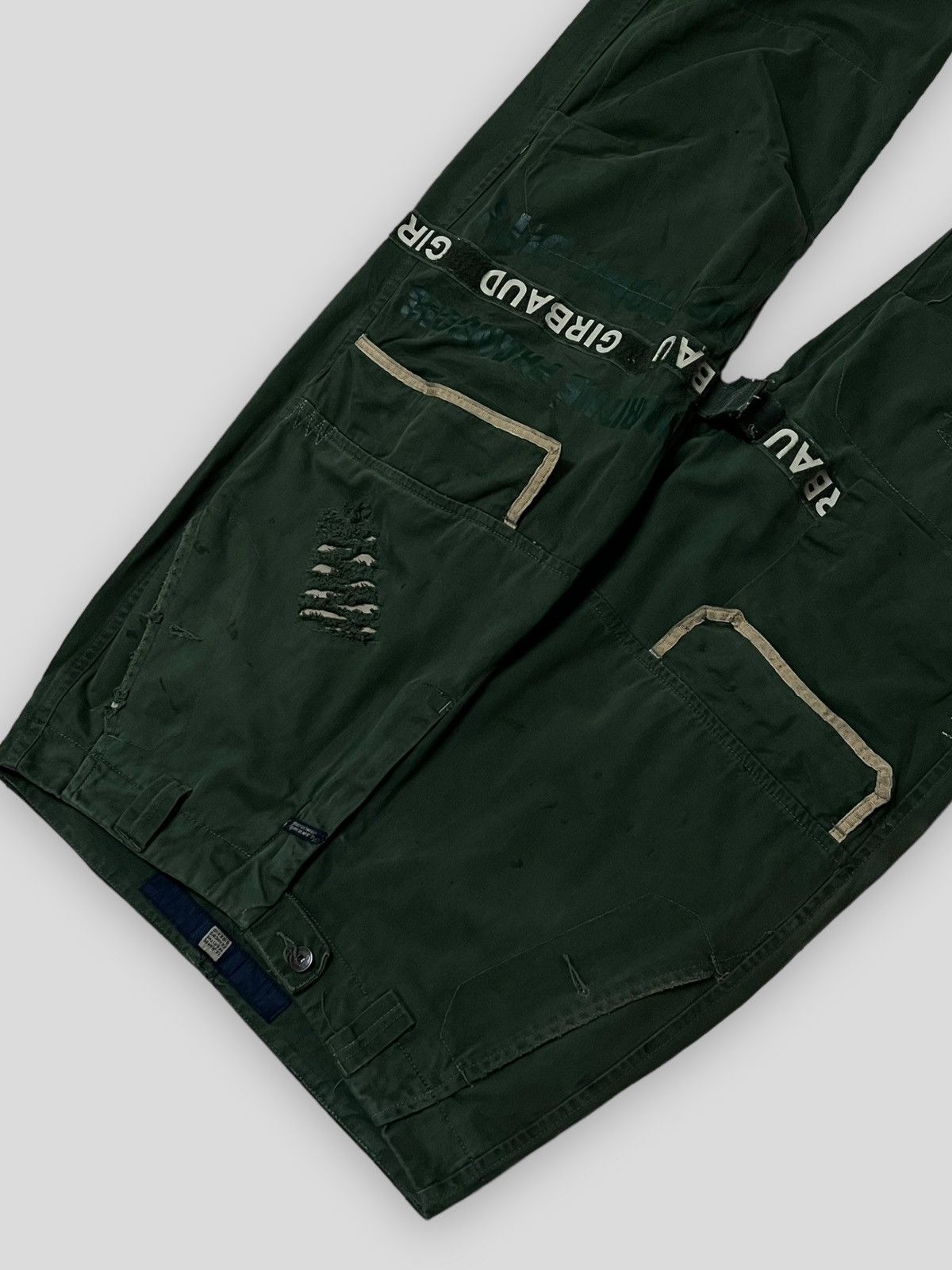 Japanese Brand OG VINTAGE MARITHE FRANCOIS GIRBAUD PARIS BONDAGE DISTRESSED Size US 34 / EU 50 - 4 Thumbnail