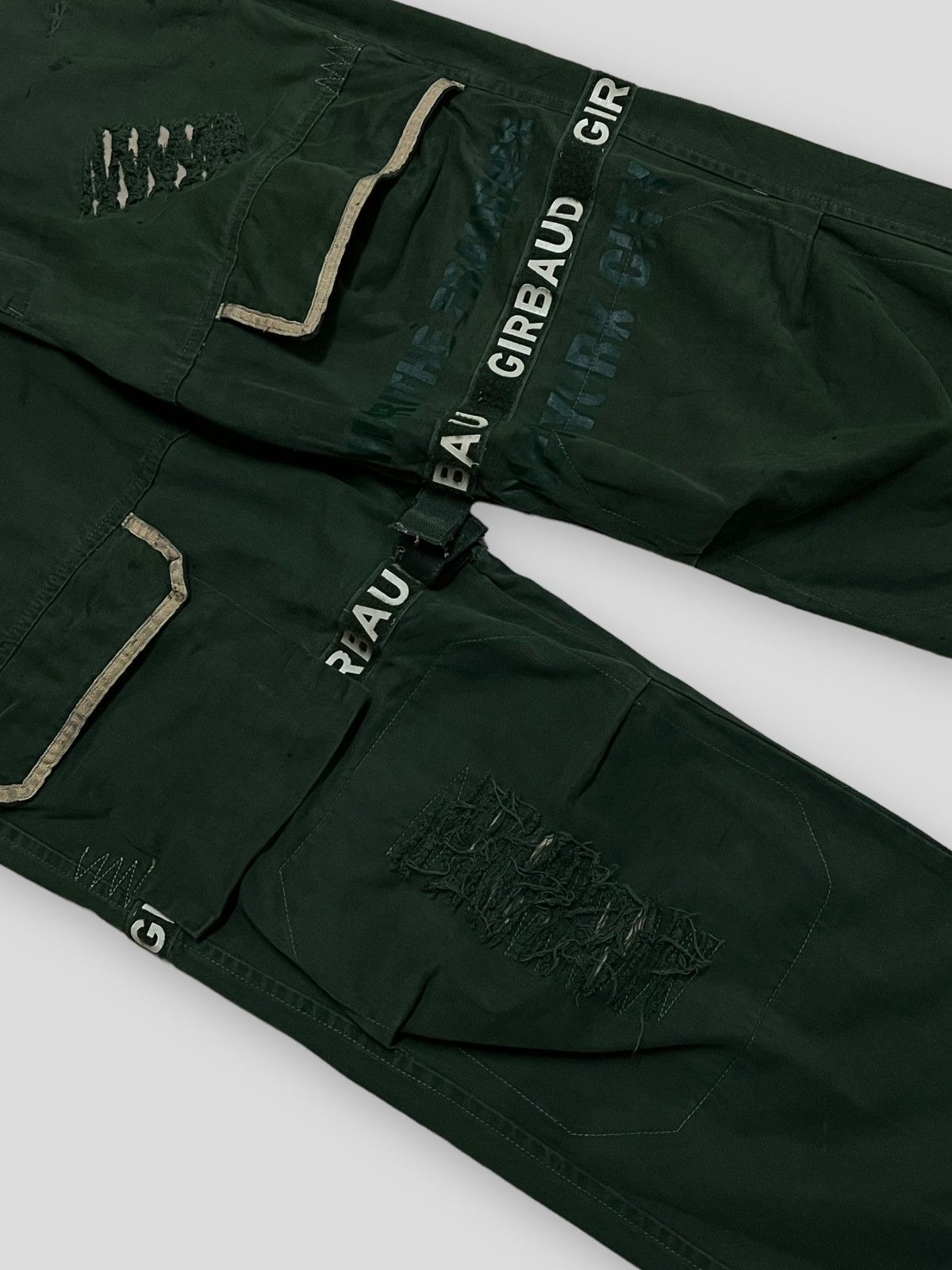 Japanese Brand OG VINTAGE MARITHE FRANCOIS GIRBAUD PARIS BONDAGE DISTRESSED Size US 34 / EU 50 - 5 Thumbnail